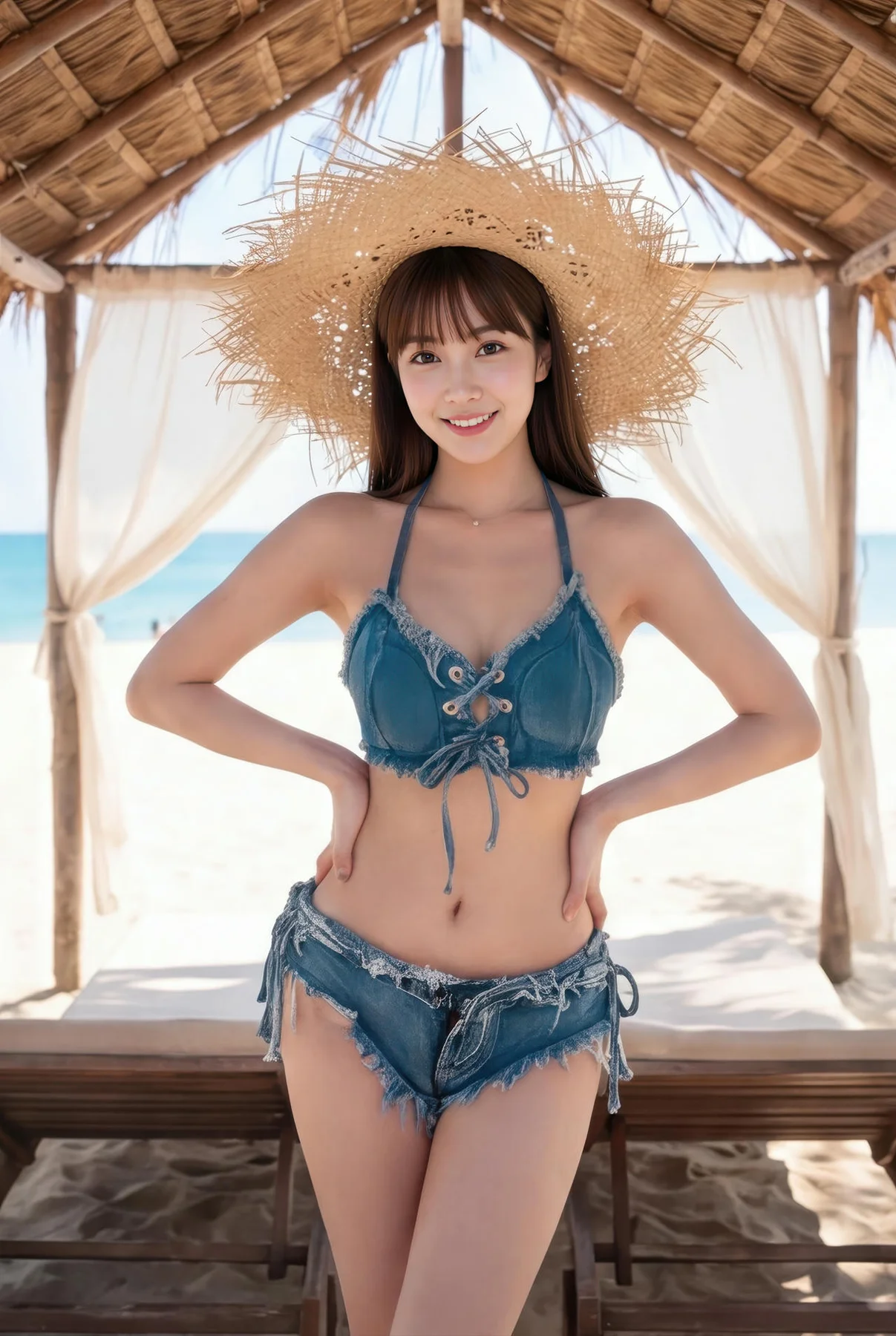 AIG  No.425 婉婉牛仔沙滩比基尼 - 3