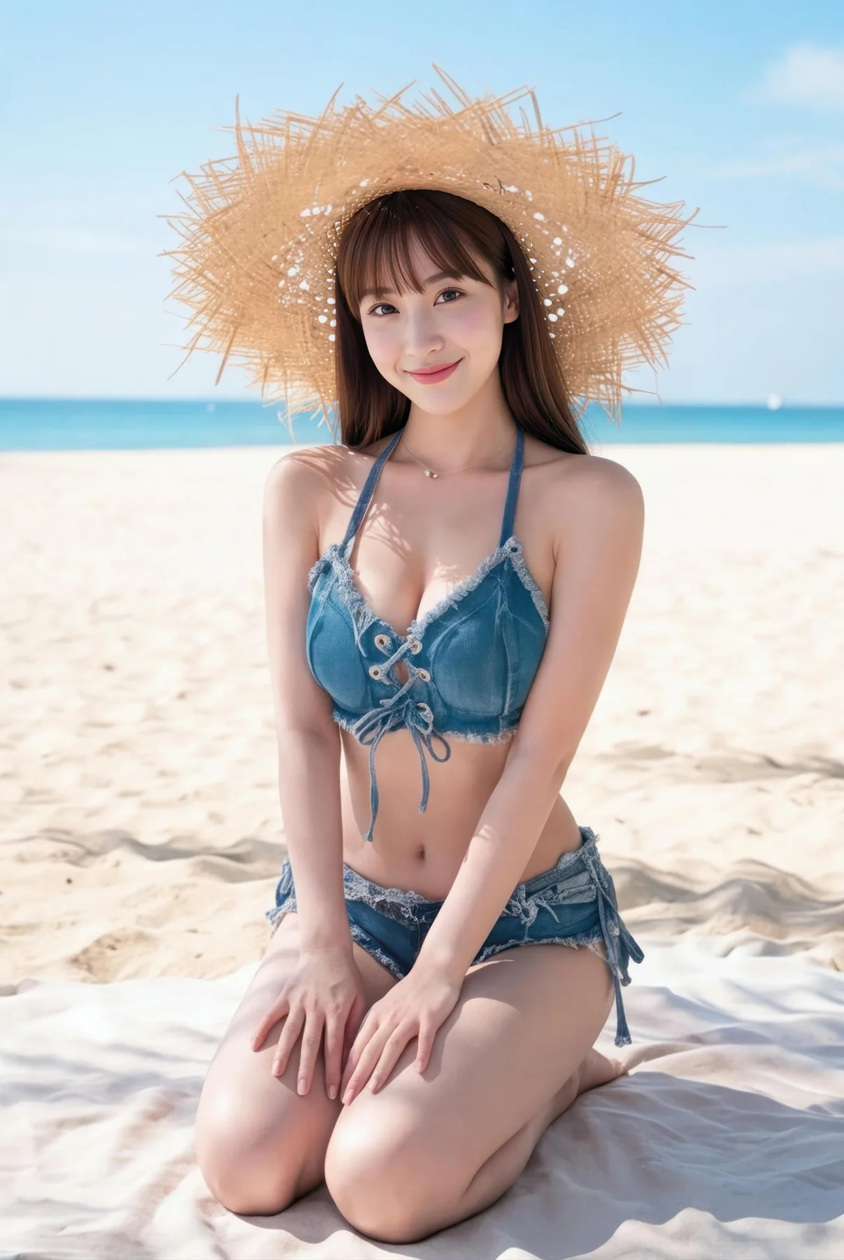 AIG  No.425 婉婉牛仔沙滩比基尼 - 4