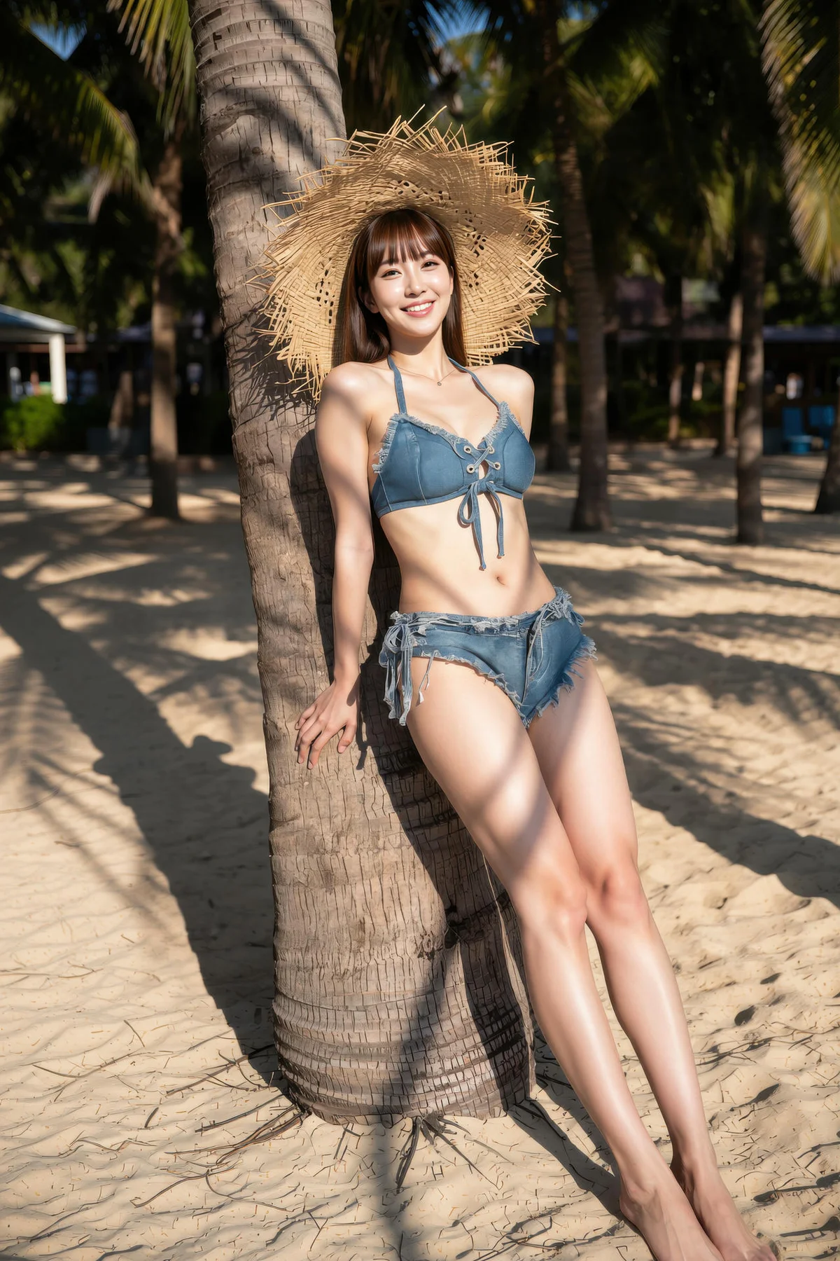 AIG  No.425 婉婉牛仔沙滩比基尼 - 1