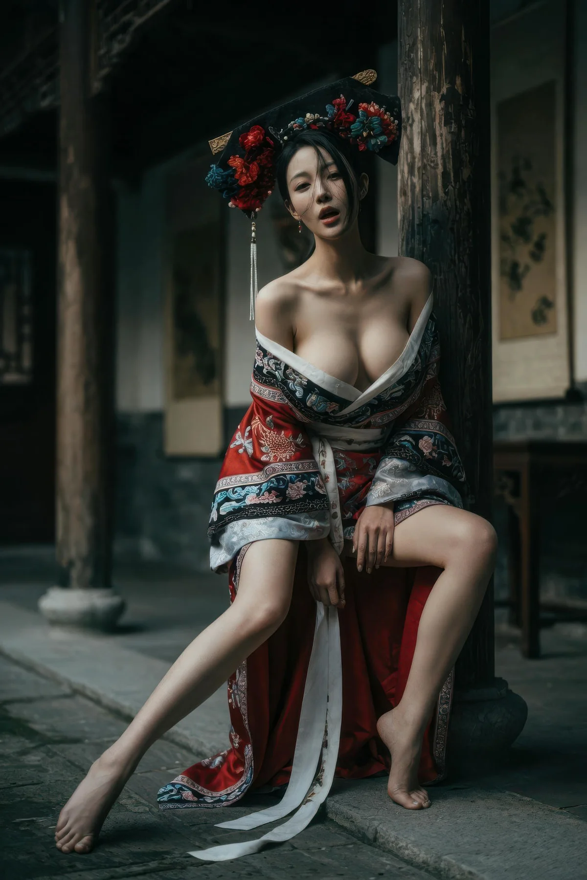 AIG  No.429 柒琪喵格格制服爆乳写真 - 2