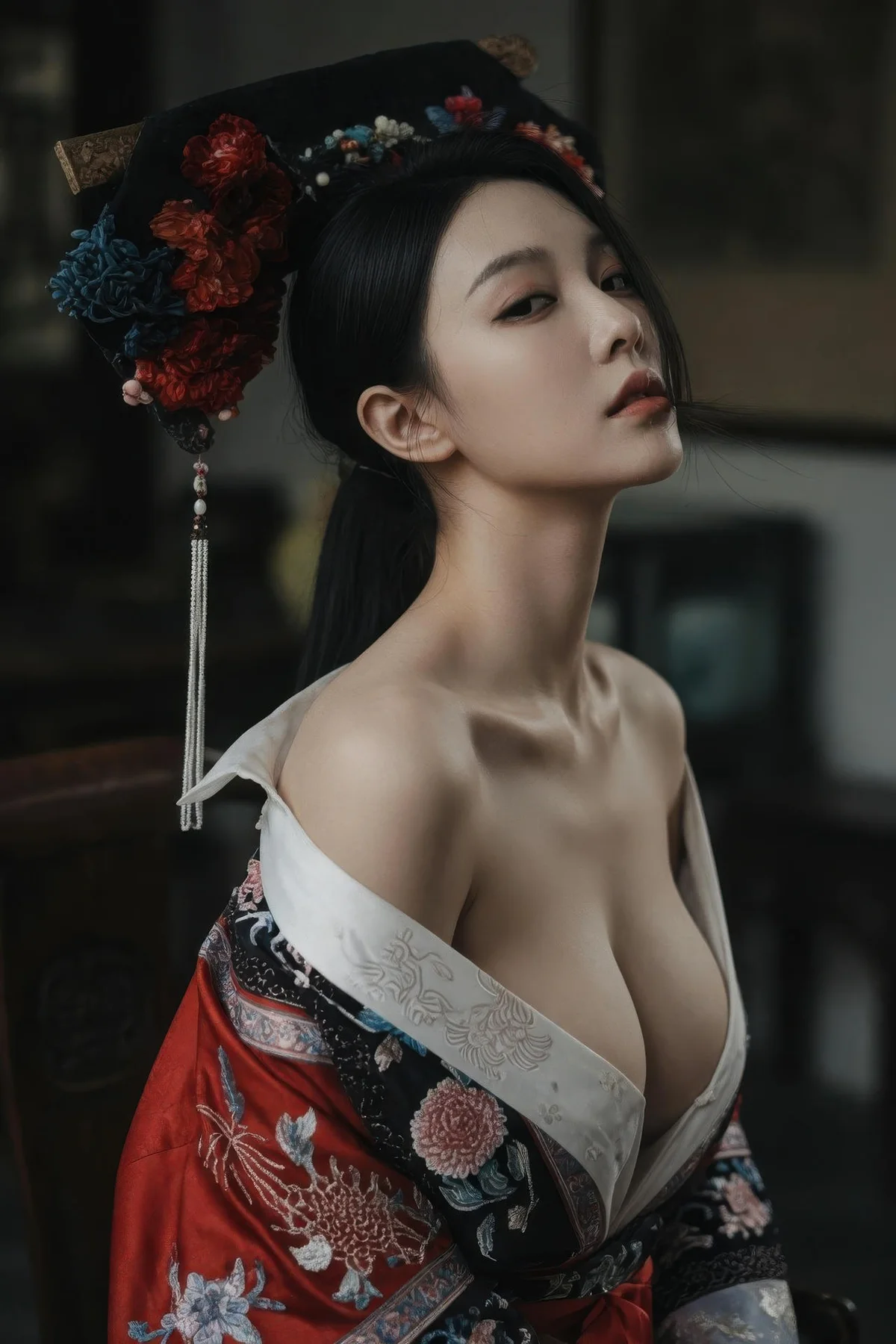 AIG  No.429 柒琪喵格格制服爆乳写真 - 3