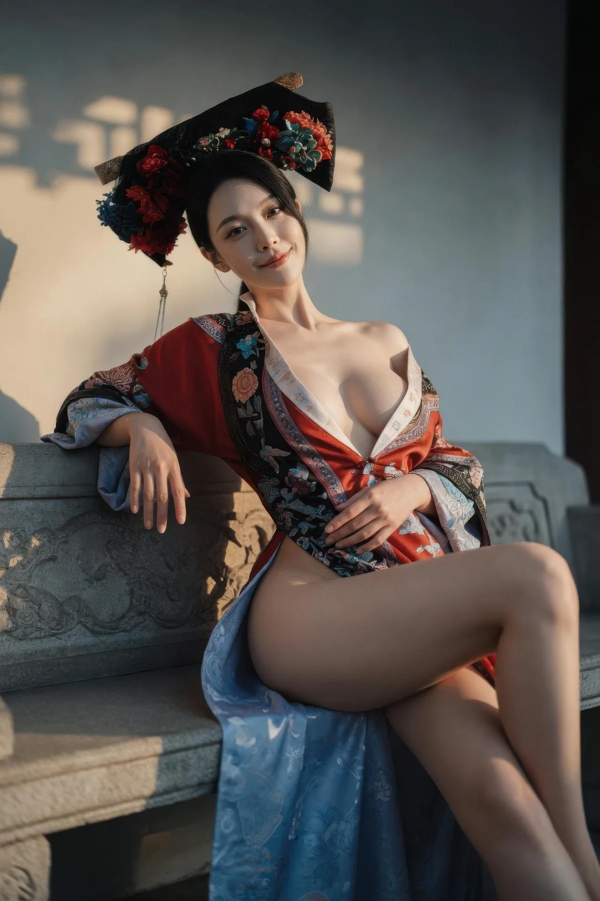 AIG  No.429 柒琪喵格格制服爆乳写真 - 9
