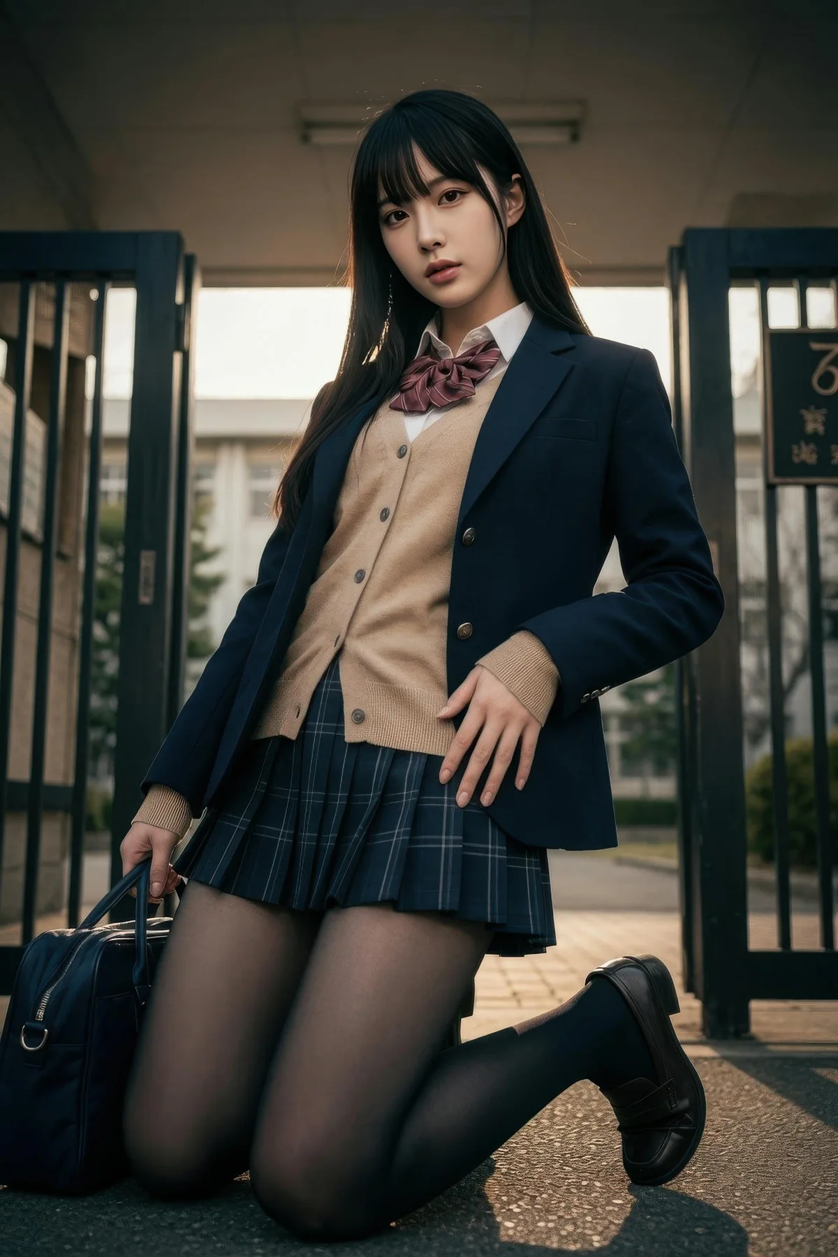 AIG  No.437 芭喜mila爆乳jk制服 - 1