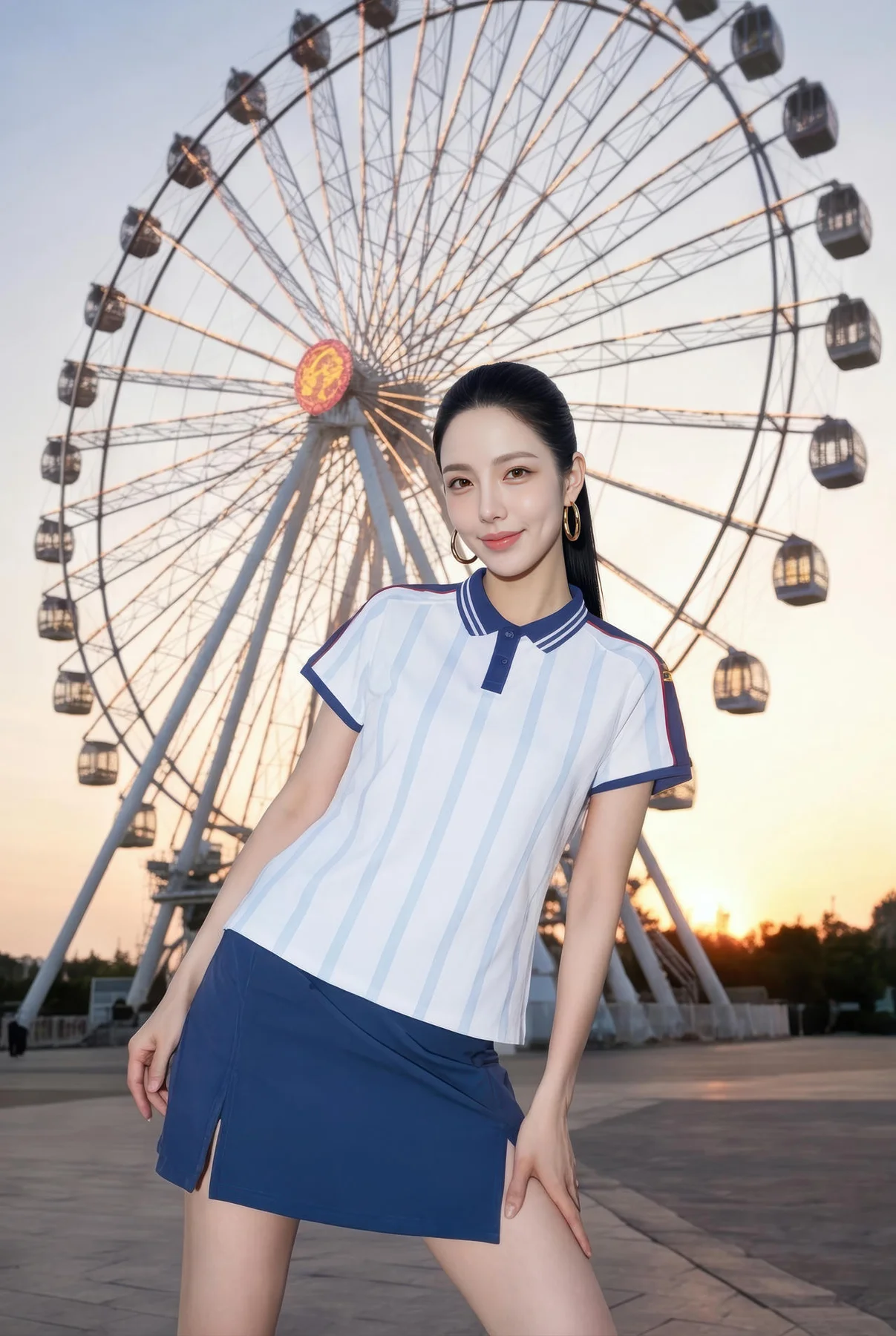 AIG  No.456 米妹运动套装活力美女 - 1