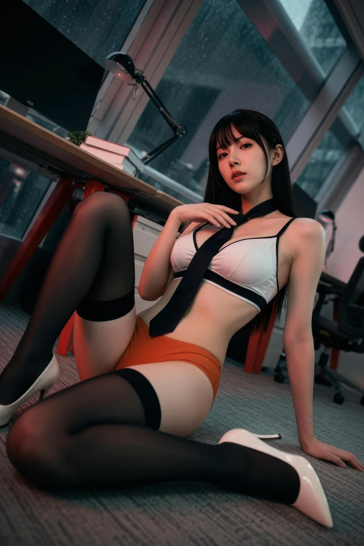 AIG  No.457 芭喜mila黑丝高跟美女 - 5