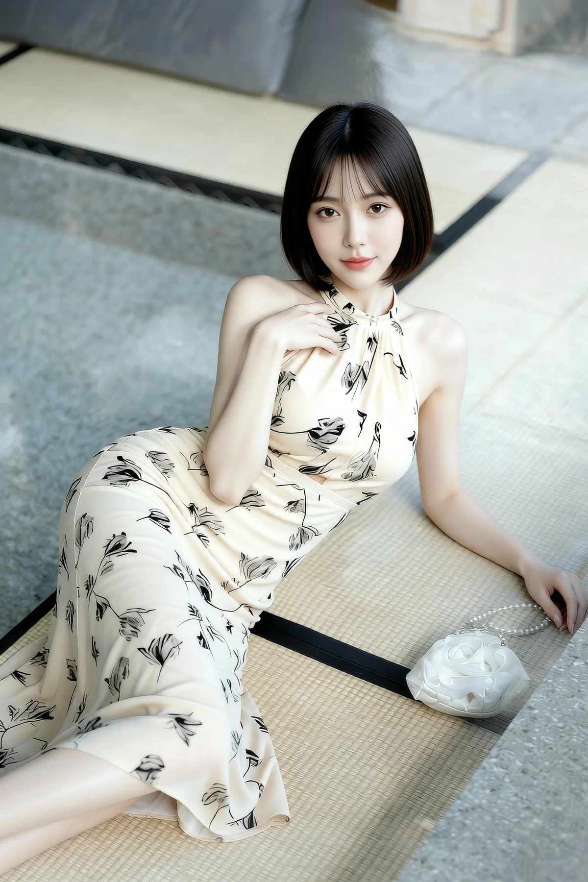 AIG  No.461 小乔碎花长裙写真 - 10