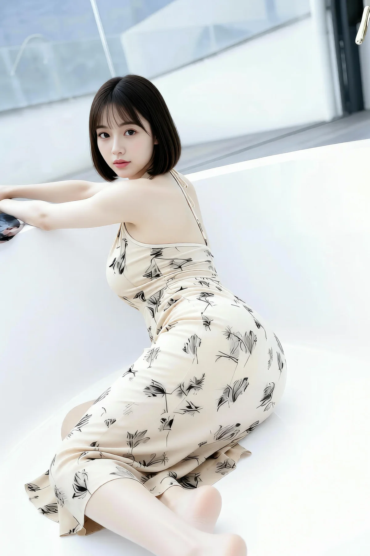 AIG  No.461 小乔碎花长裙写真 - 10