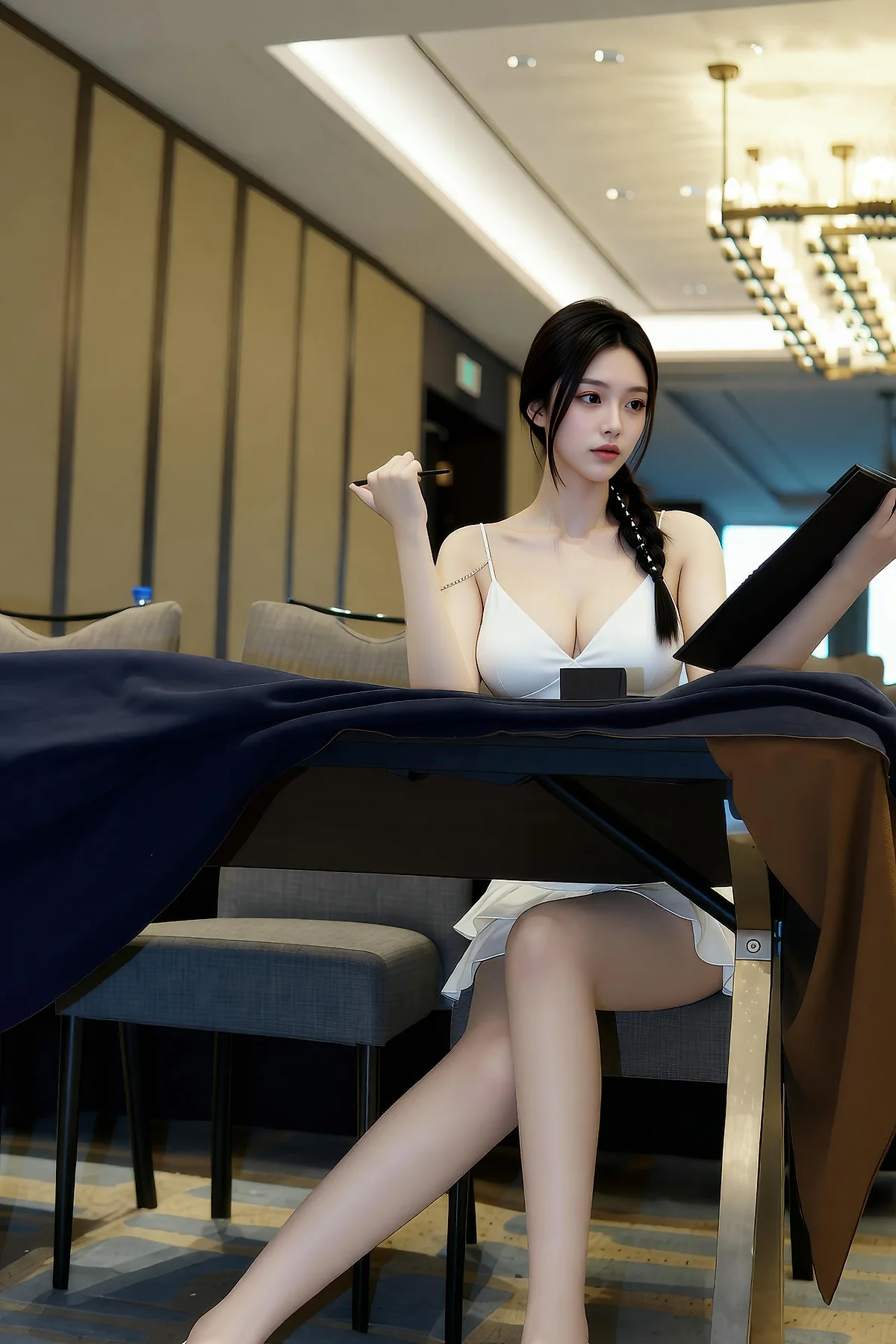 AIG  No.466 熙蕾学姐爆乳吊带短裙 - 2