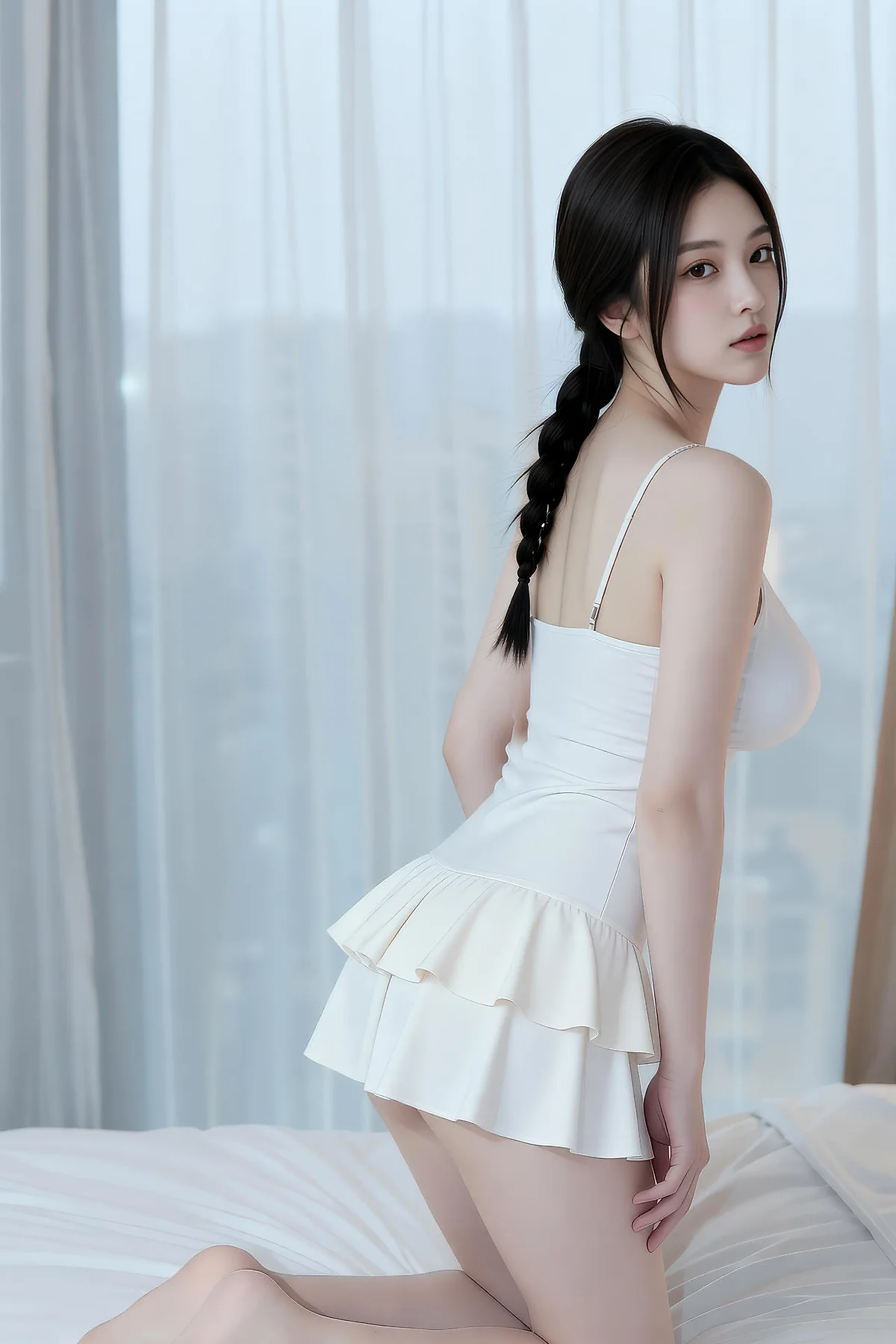 AIG  No.466 熙蕾学姐爆乳吊带短裙 - 6