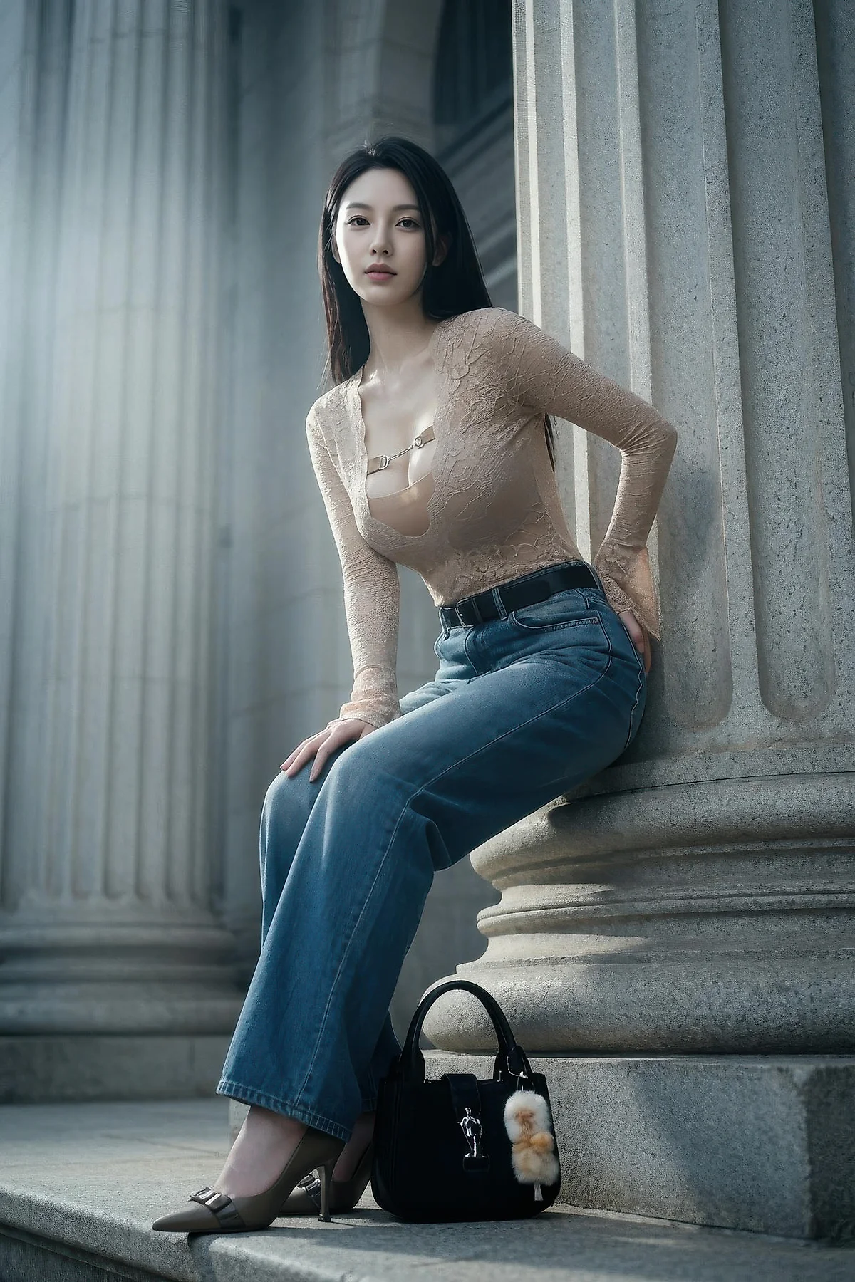 AIG  No.467 柒琪喵黑丝美腿写真 - 8
