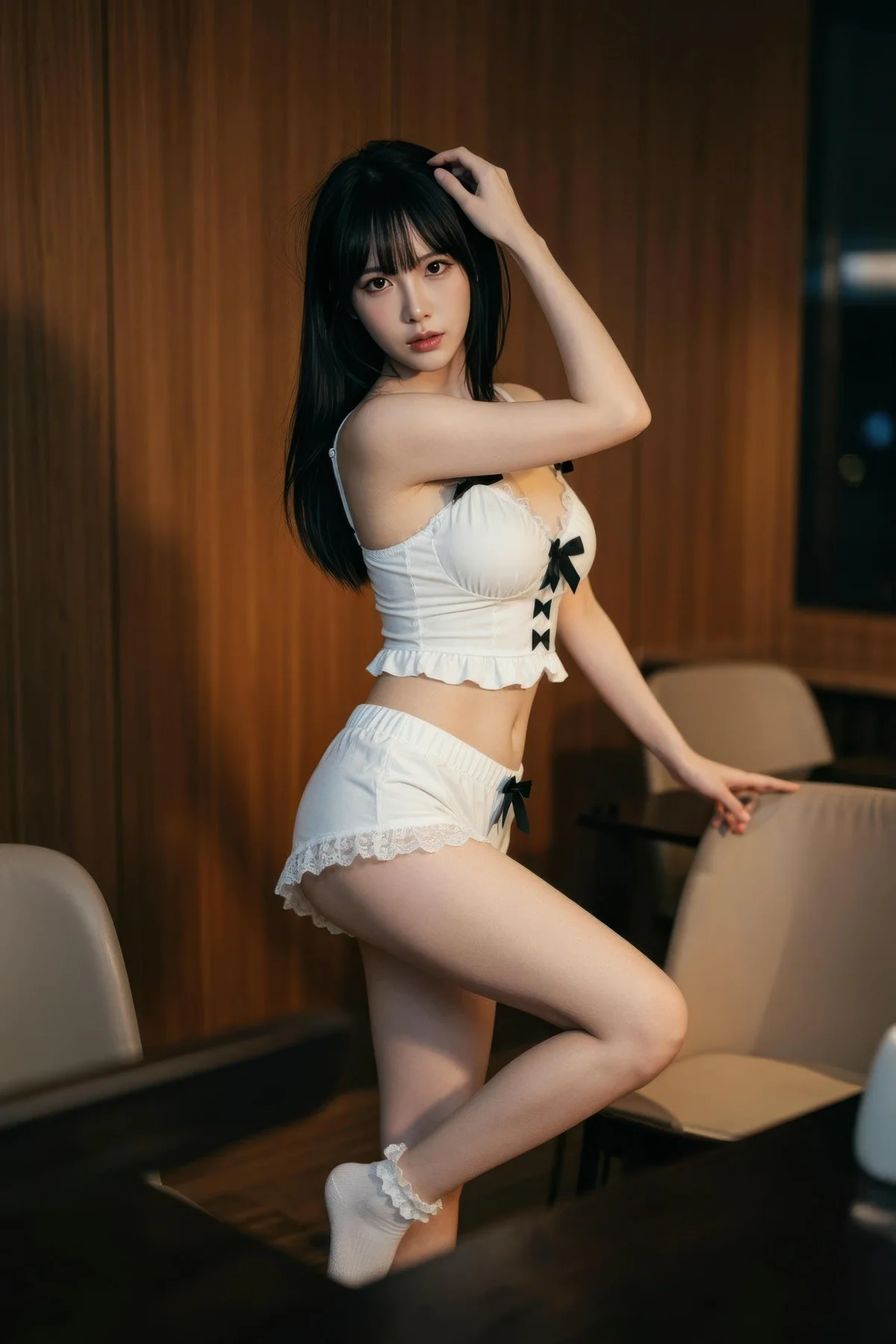 AIG  No.470 芭喜mila白色美腿套装 - 8