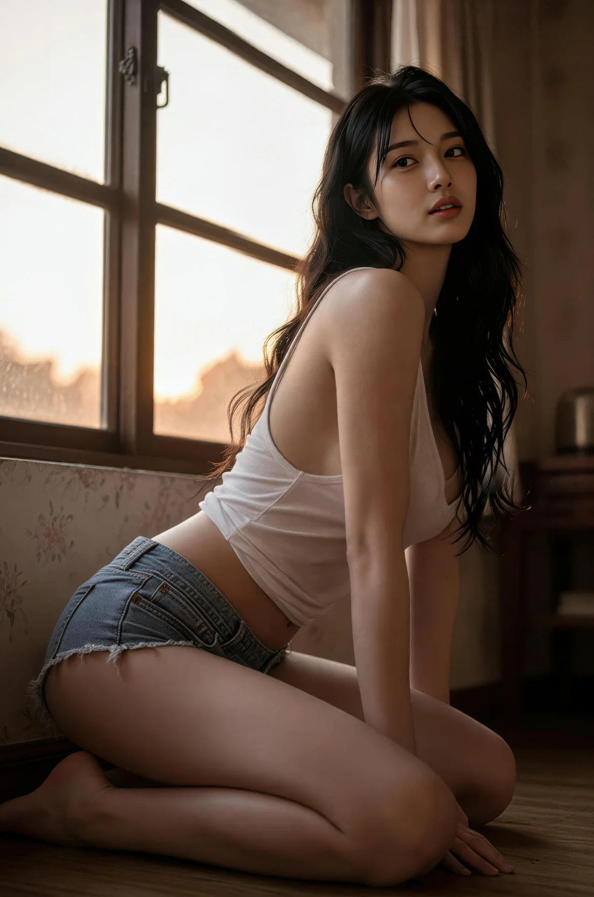 AIG  No.473 糖er白色背心爆乳 - 1