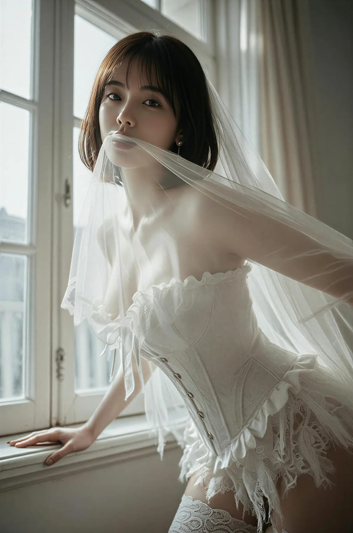 AIG  No.478 小乔白丝婚纱主题 - 5