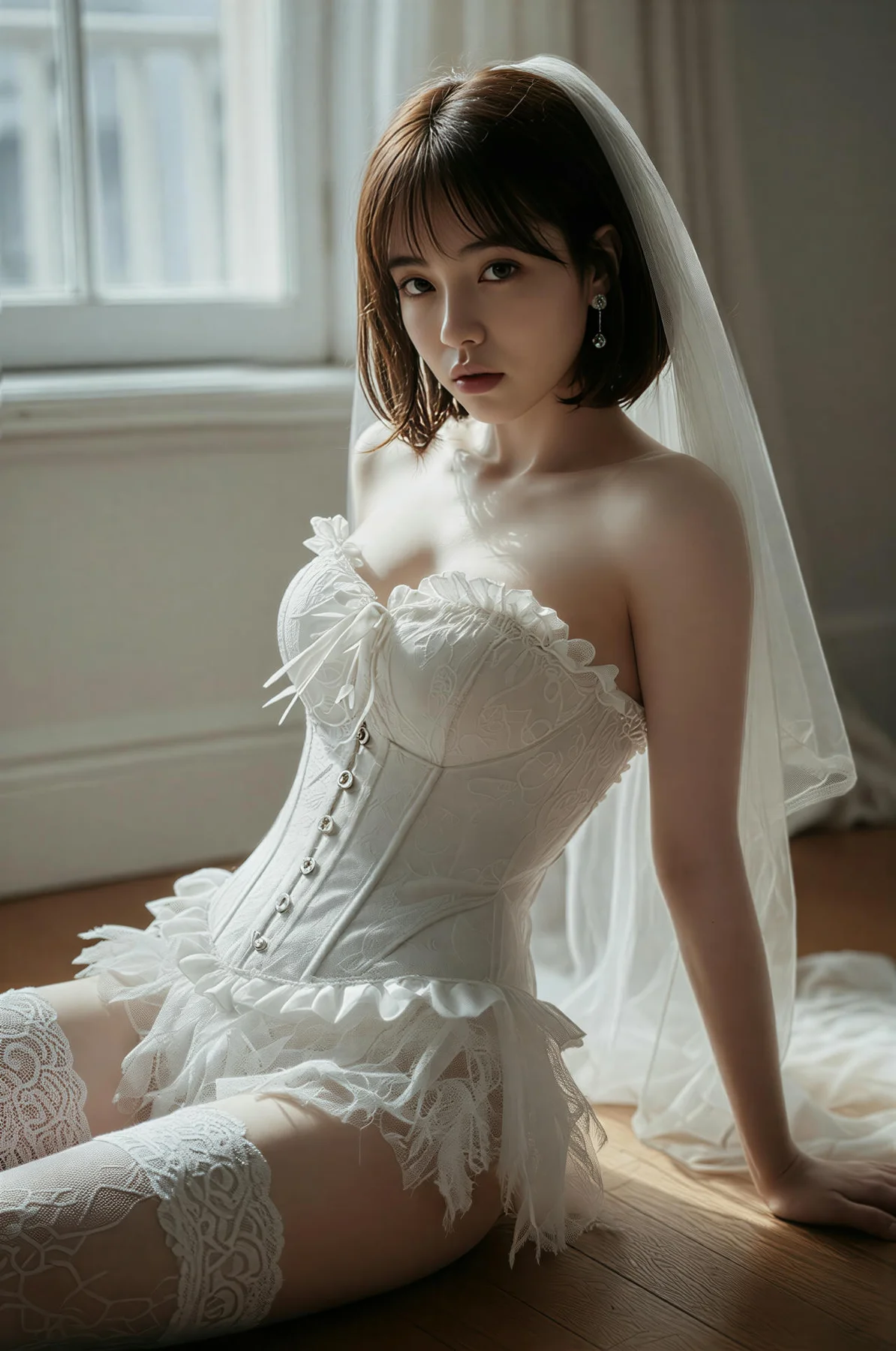 AIG  No.478 小乔白丝婚纱主题 - 3