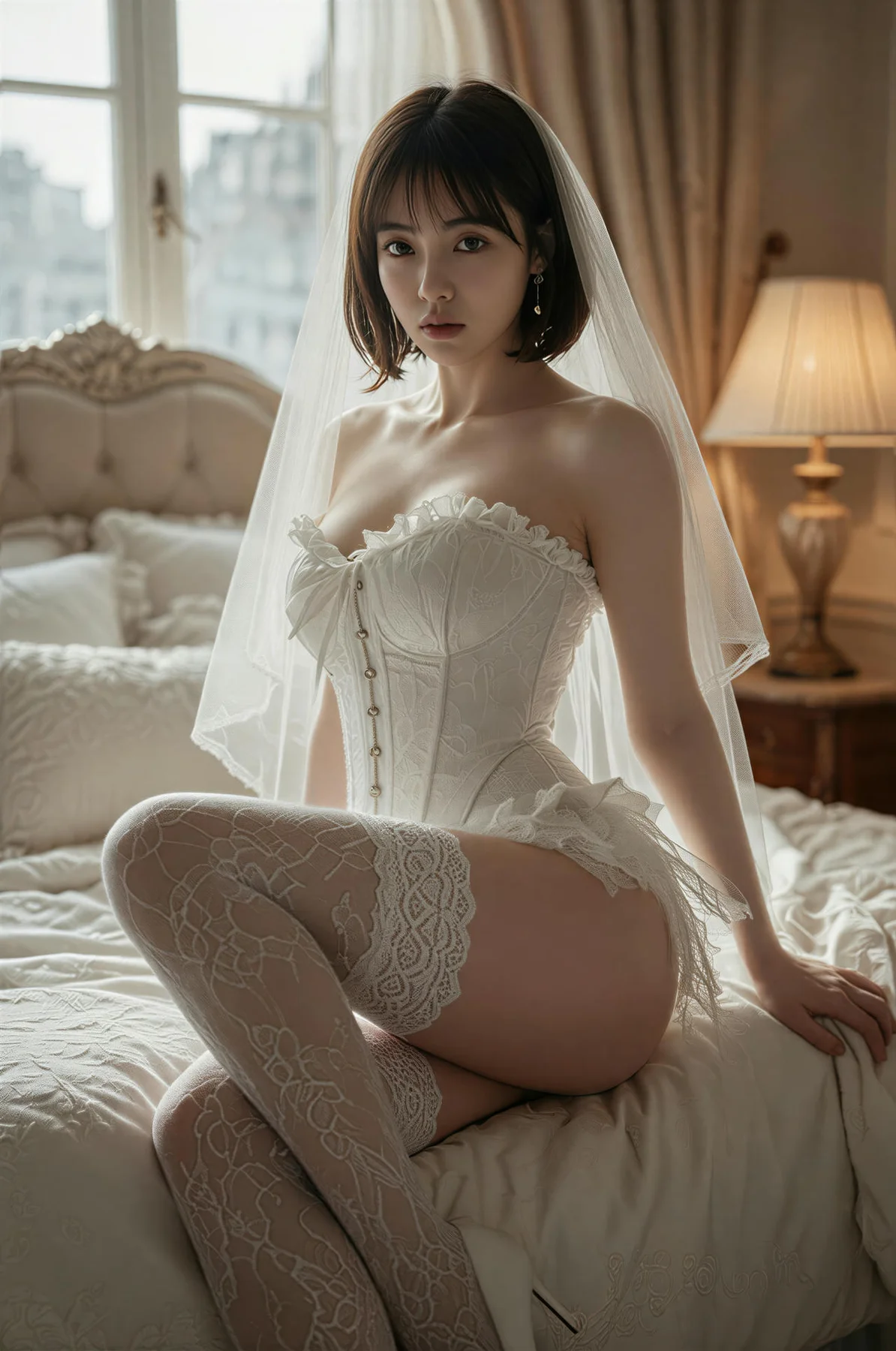 AIG  No.478 小乔白丝婚纱主题 - 6