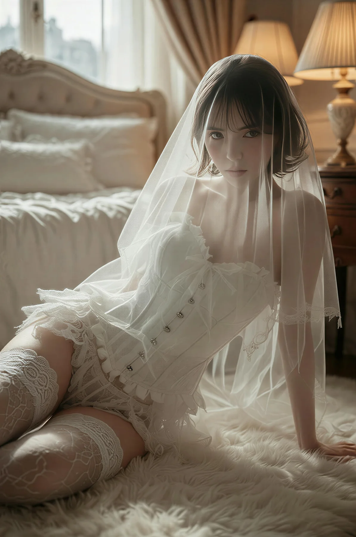 AIG  No.478 小乔白丝婚纱主题 - 7