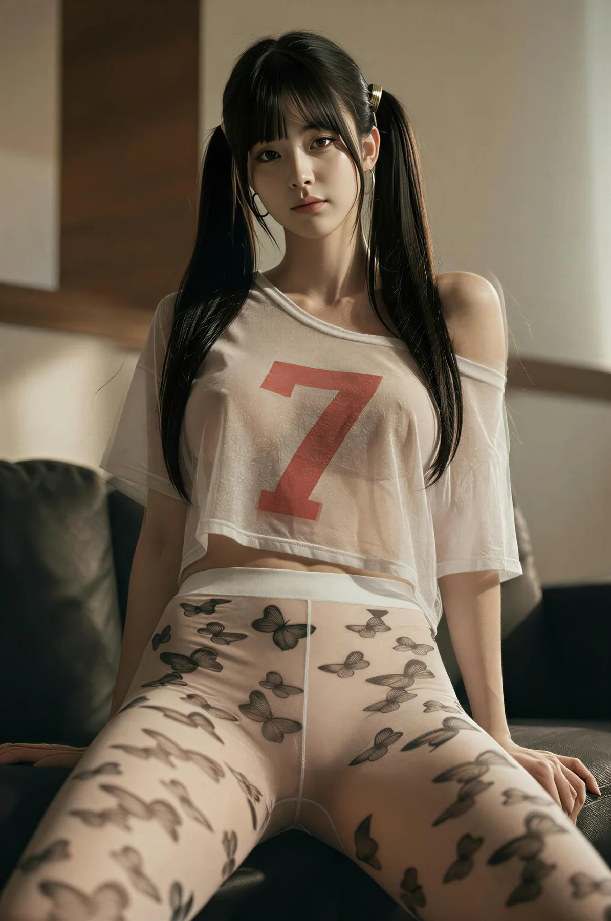 AIG  No.481 柚柚sasa香肩少女丝袜 - 4
