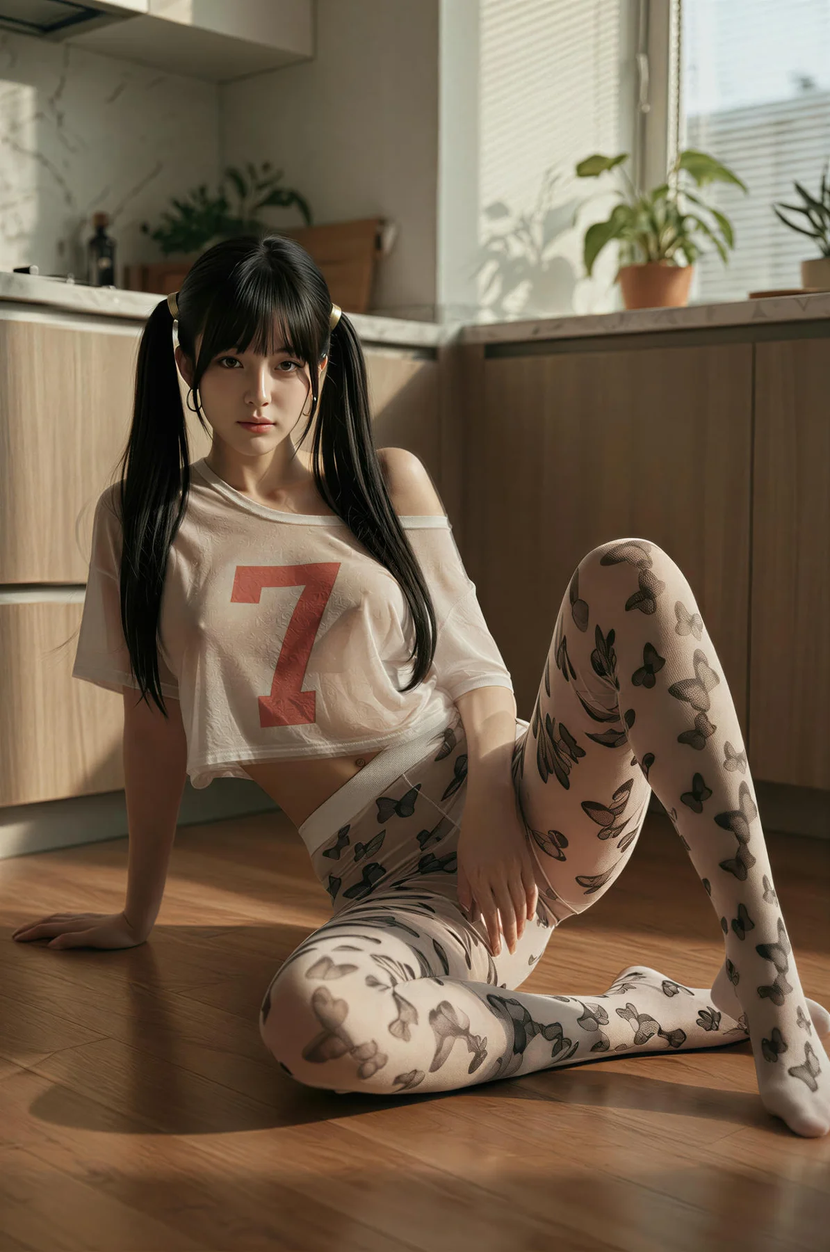 AIG  No.481 柚柚sasa香肩少女丝袜 - 8