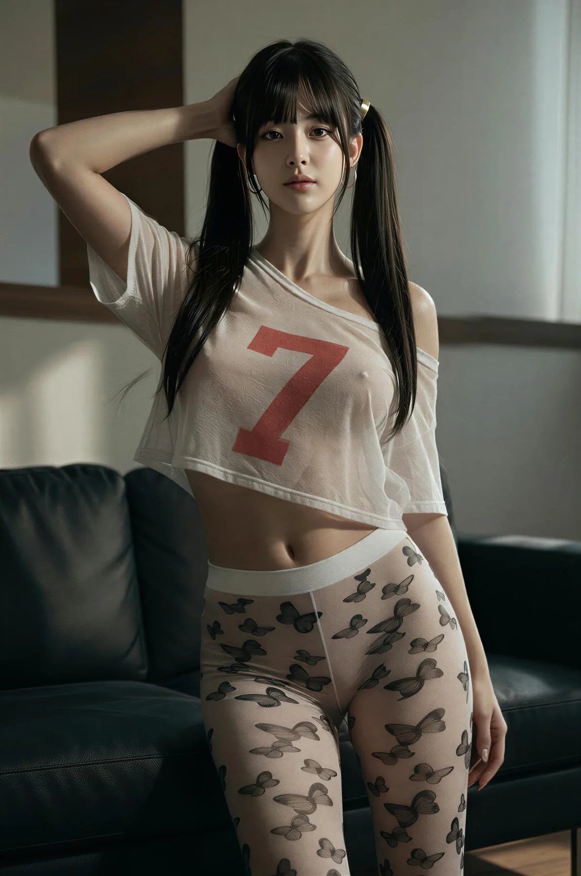 AIG  No.481 柚柚sasa香肩少女丝袜 - 4
