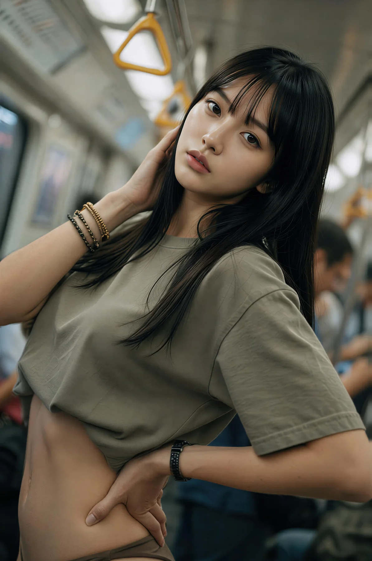 AIG  No.482 芭喜mila地铁性感写真 - 7