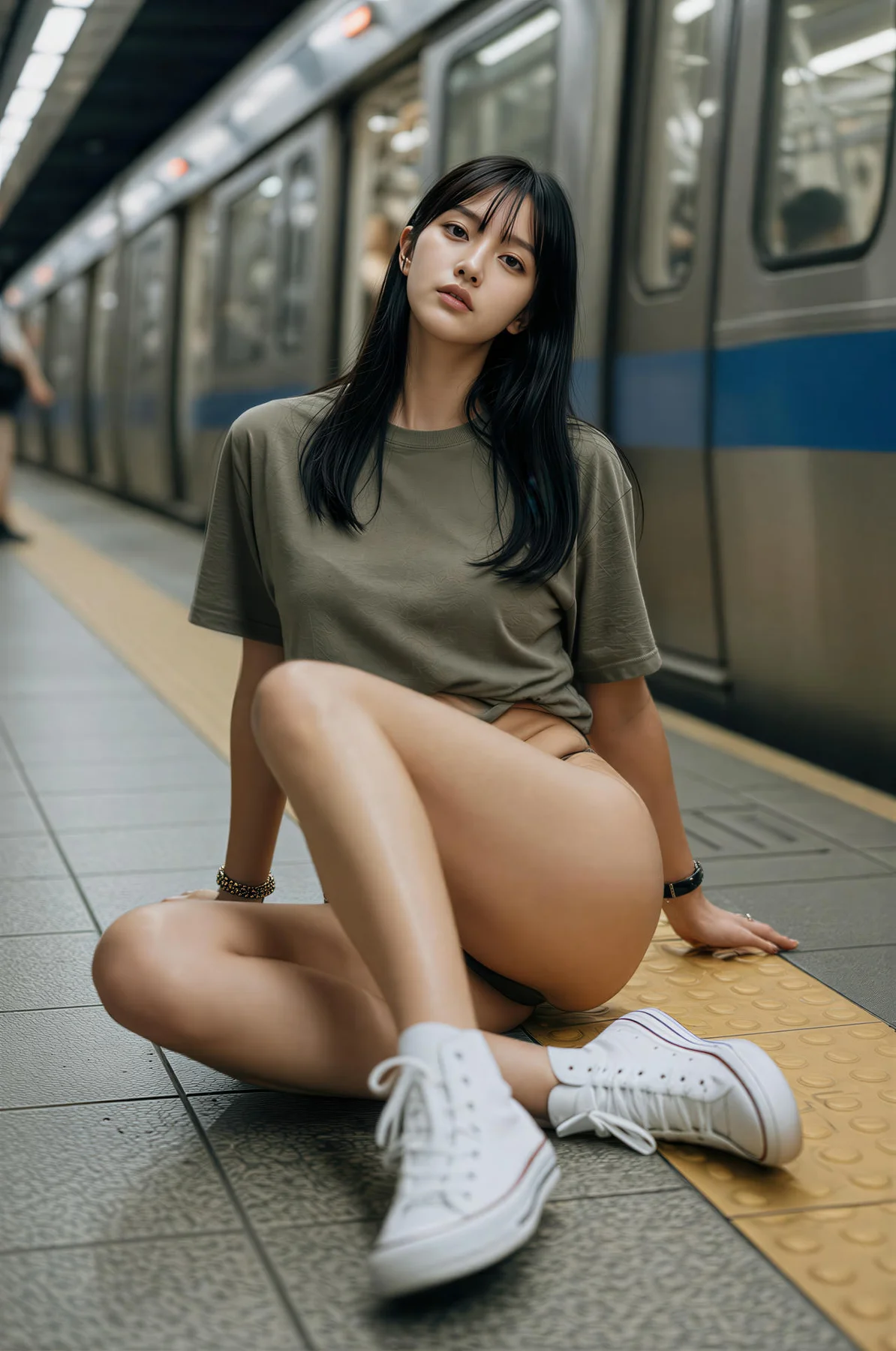 AIG  No.482 芭喜mila地铁性感写真 - 9