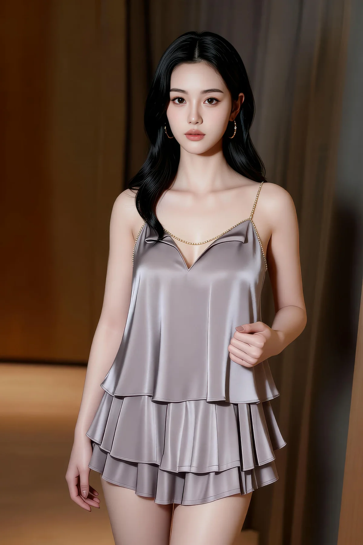AIG  No.483 乐瑶丝绸睡衣写真 - 8