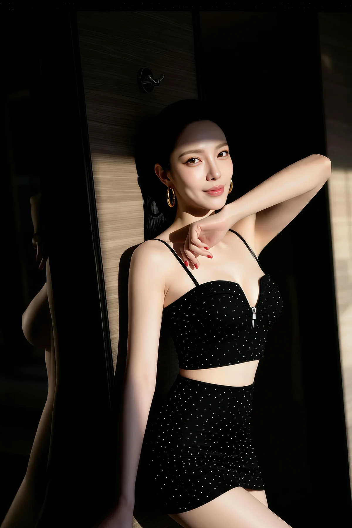 AIG  No.484 米妹香肩美腿短裙 - 3
