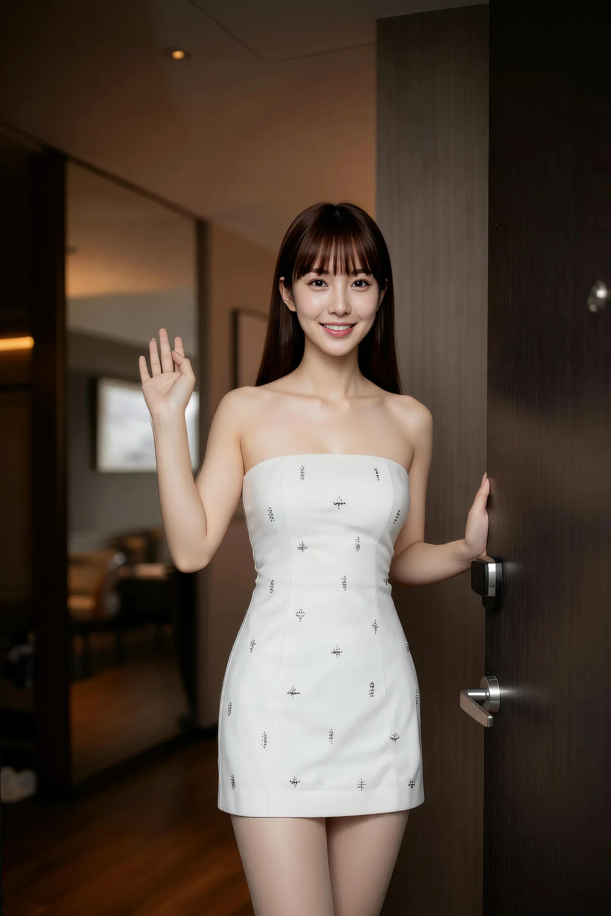 AIG  No.490 婉婉白色美腿香肩写真 - 2