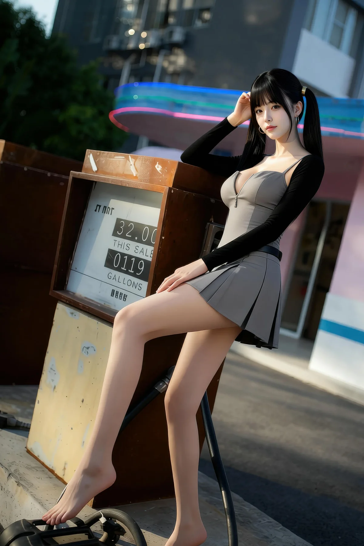 AIG  No.495 柚柚sasa爆乳短裙少女 - 2