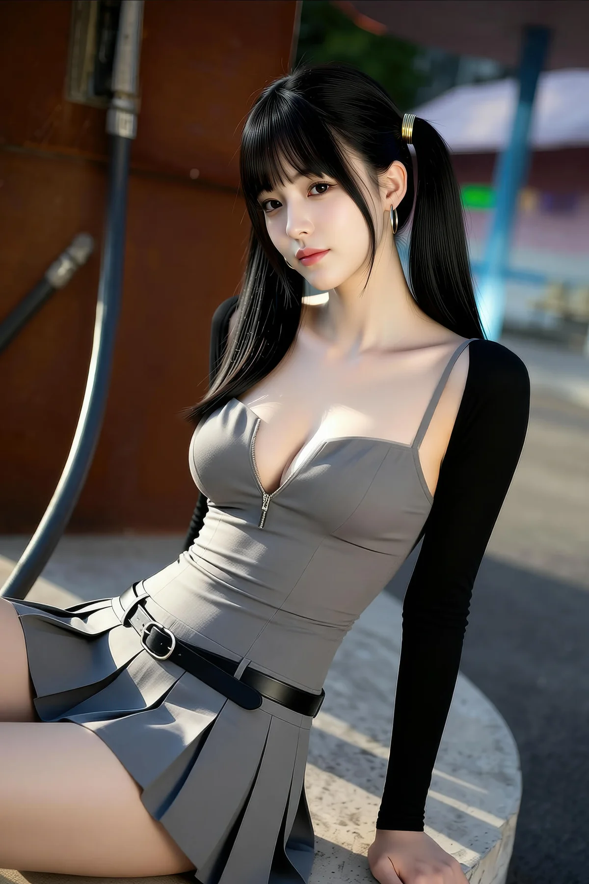 AIG  No.495 柚柚sasa爆乳短裙少女 - 5