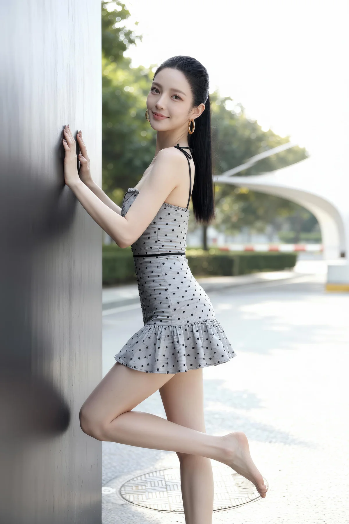 AIG  No.503 米妹街拍美裙美腿 - 4