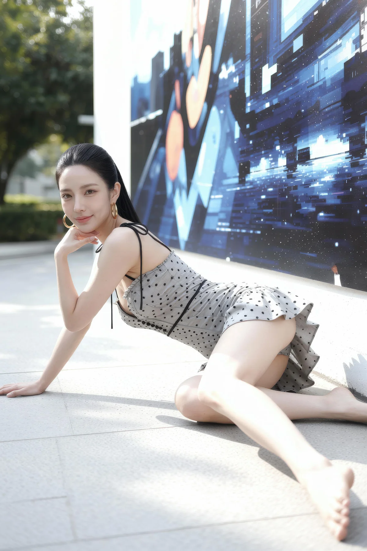 AIG  No.503 米妹街拍美裙美腿 - 2