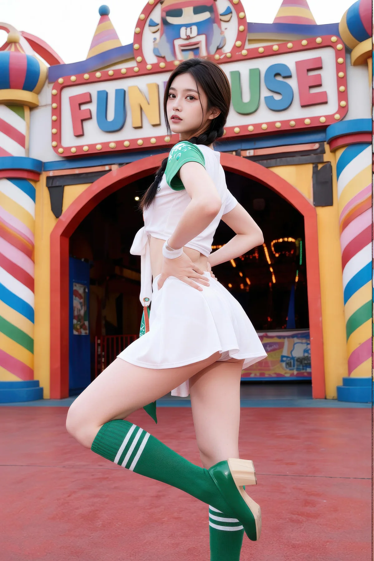 AIG  No.515 熙蕾学姐制服游乐场 - 2