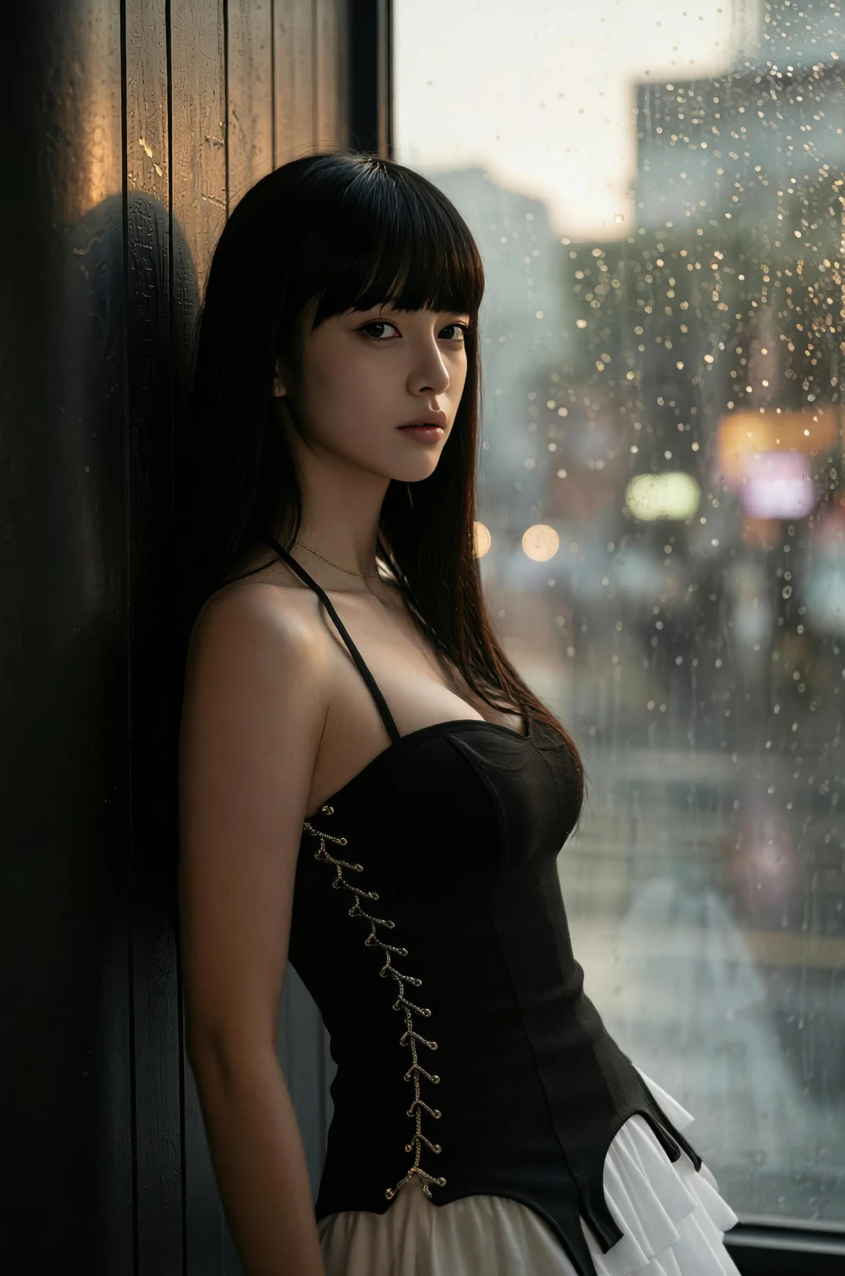 AIG  No.516 九歌lina白色褶皱裙长腿 - 4