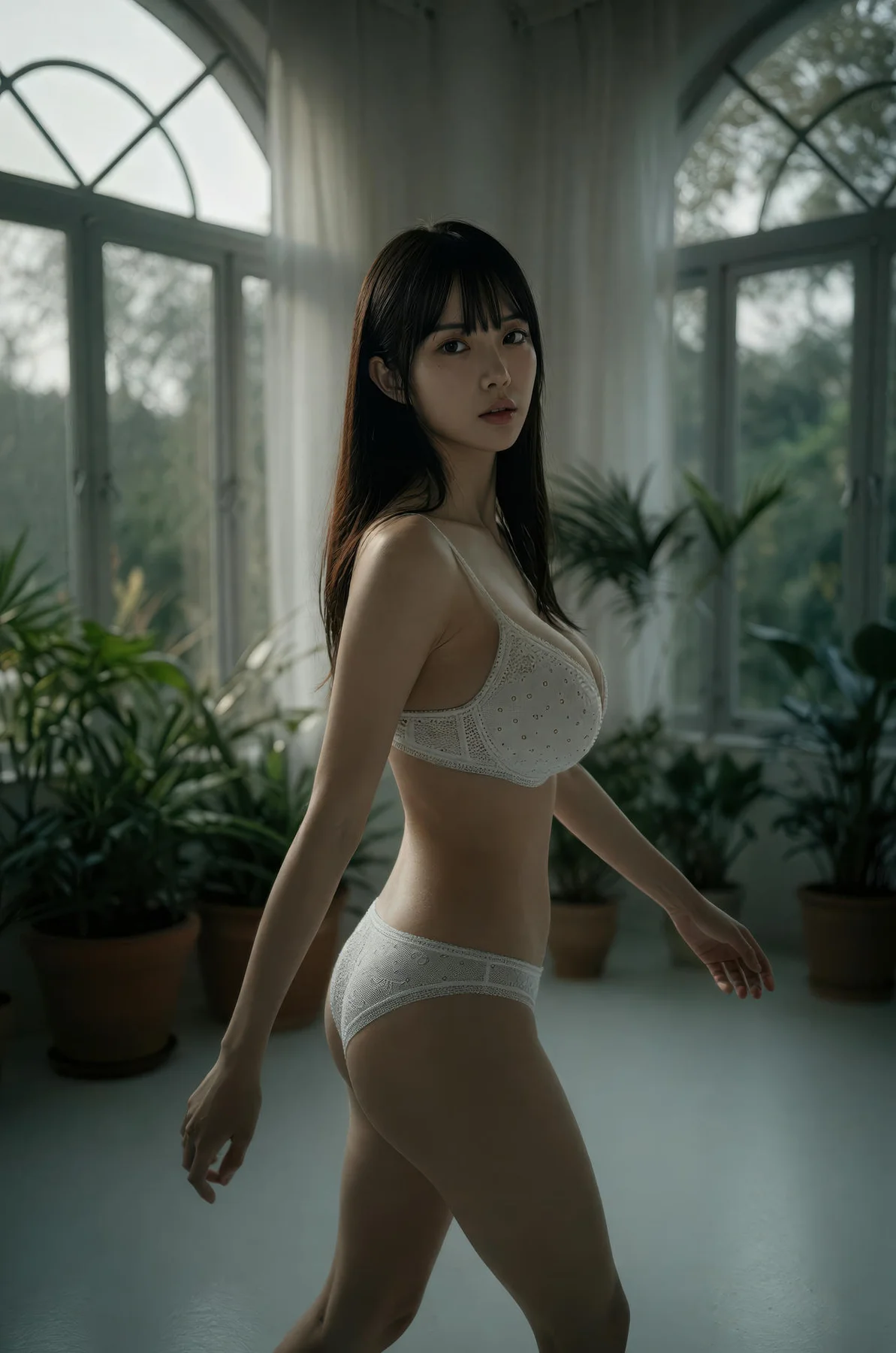 AIG  No.518 芭喜mila花室白色内衣写真 - 2