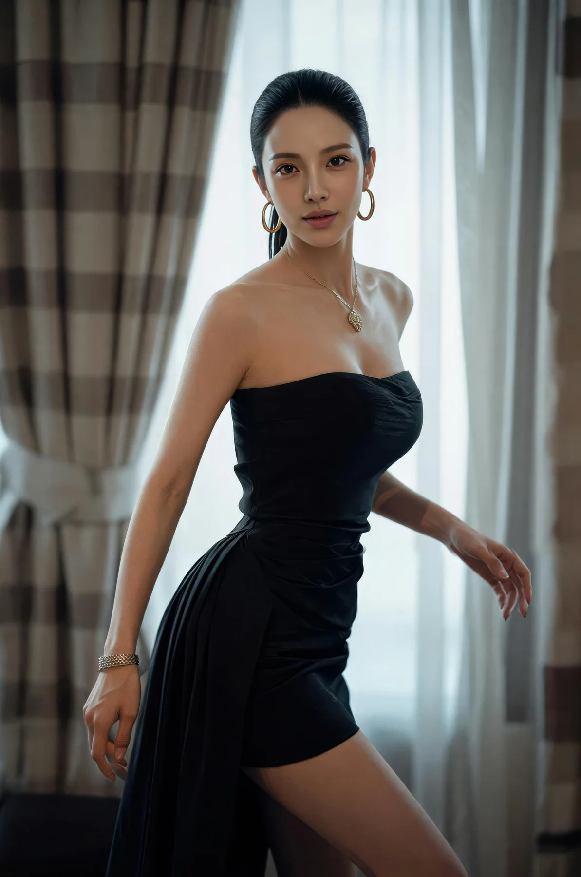 AIG  No.519 米妹黑丝连体衣 - 6