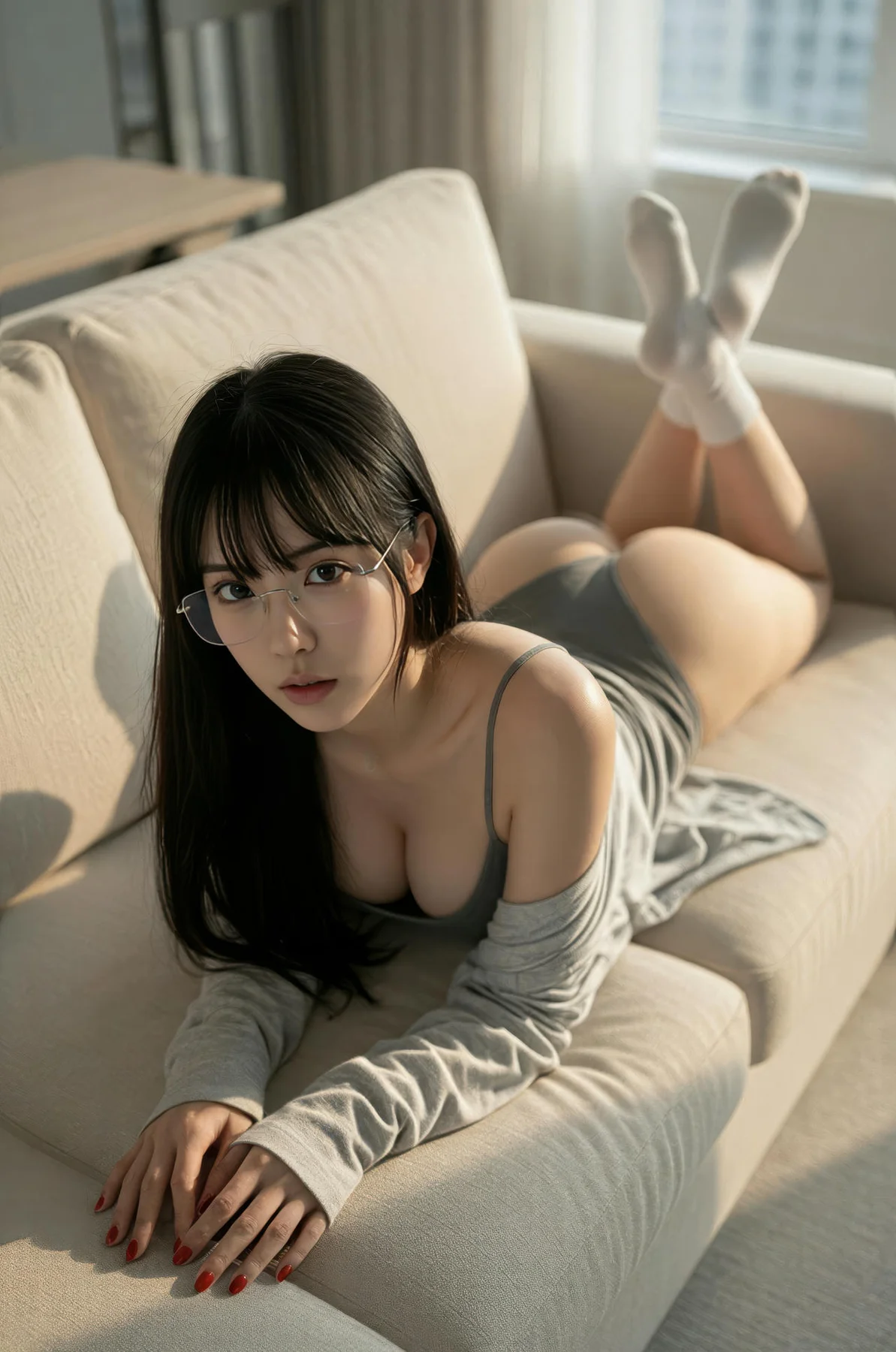 AIG  No.530 芭喜mila气质眼镜美女 - 1