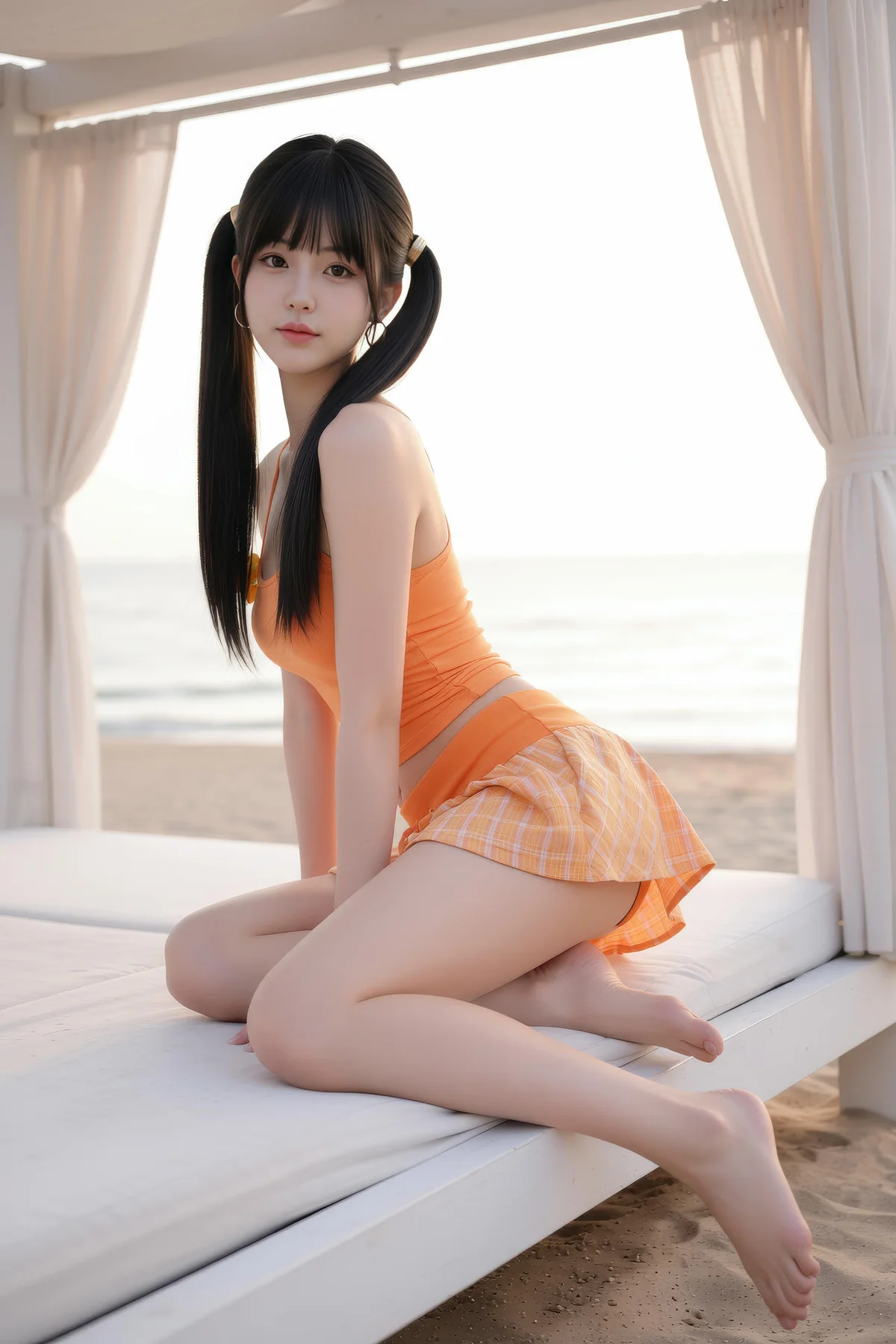 AIG  No.531 柚柚橙色短裙写真 - 9