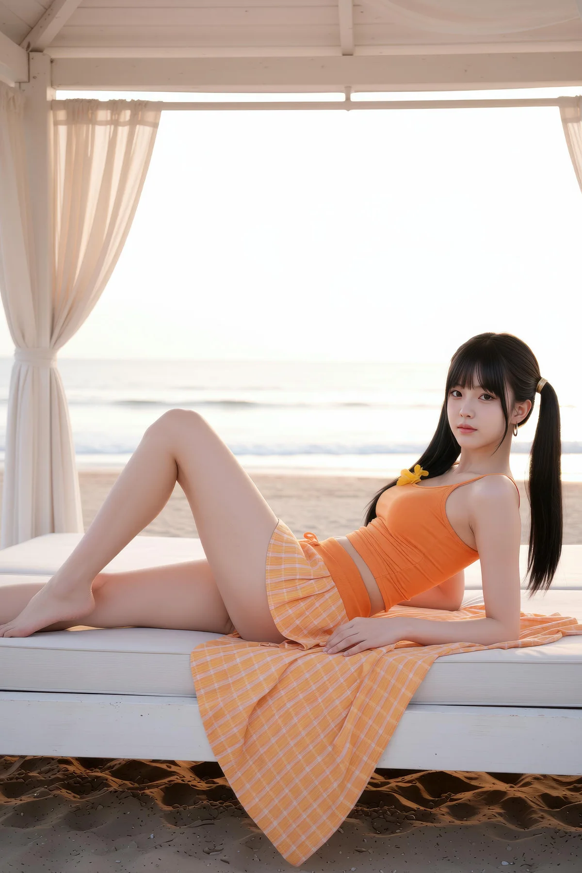 AIG  No.531 柚柚橙色短裙写真 - 2