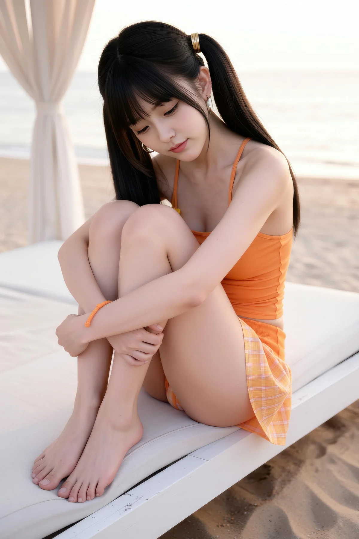 AIG  No.531 柚柚橙色短裙写真 - 7
