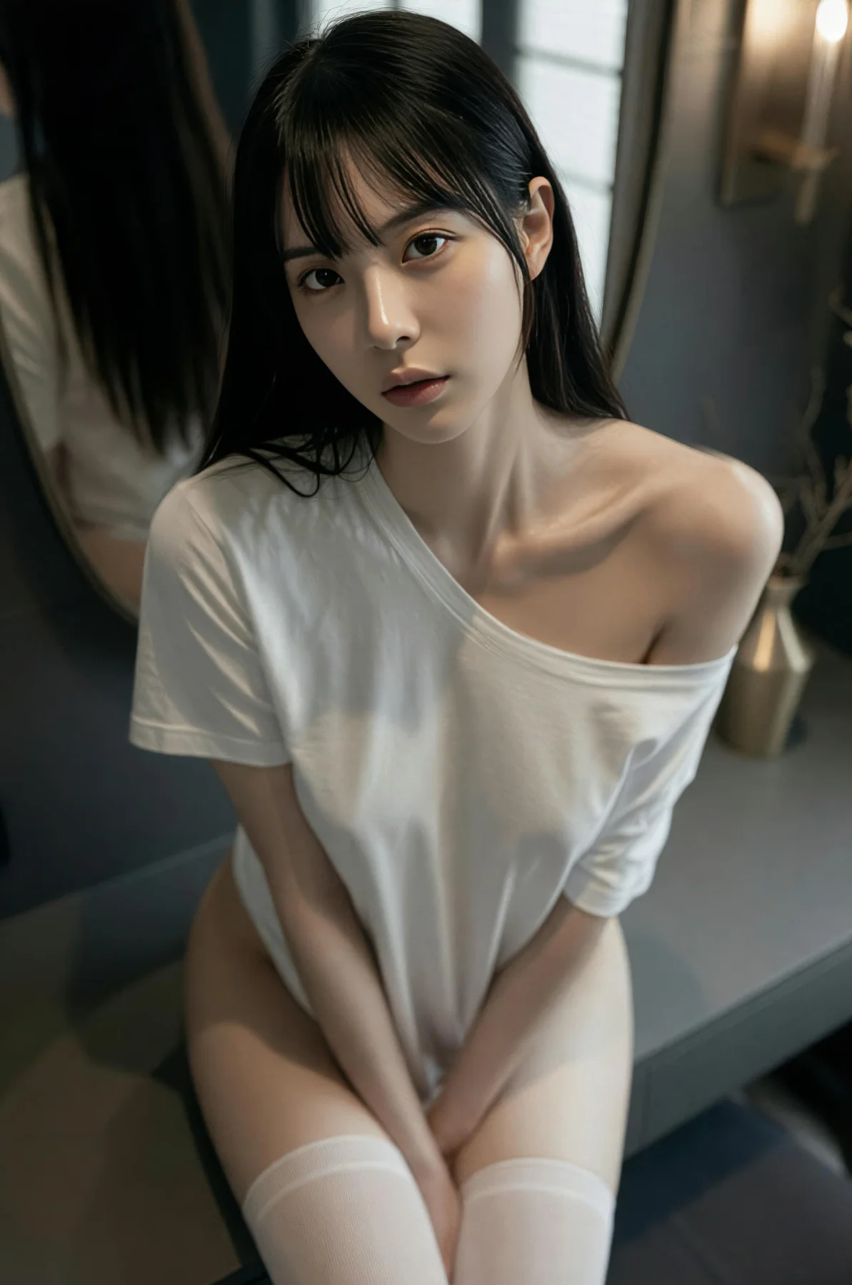 AIG  No.540 芭喜mila香肩白色t美腿 - 6