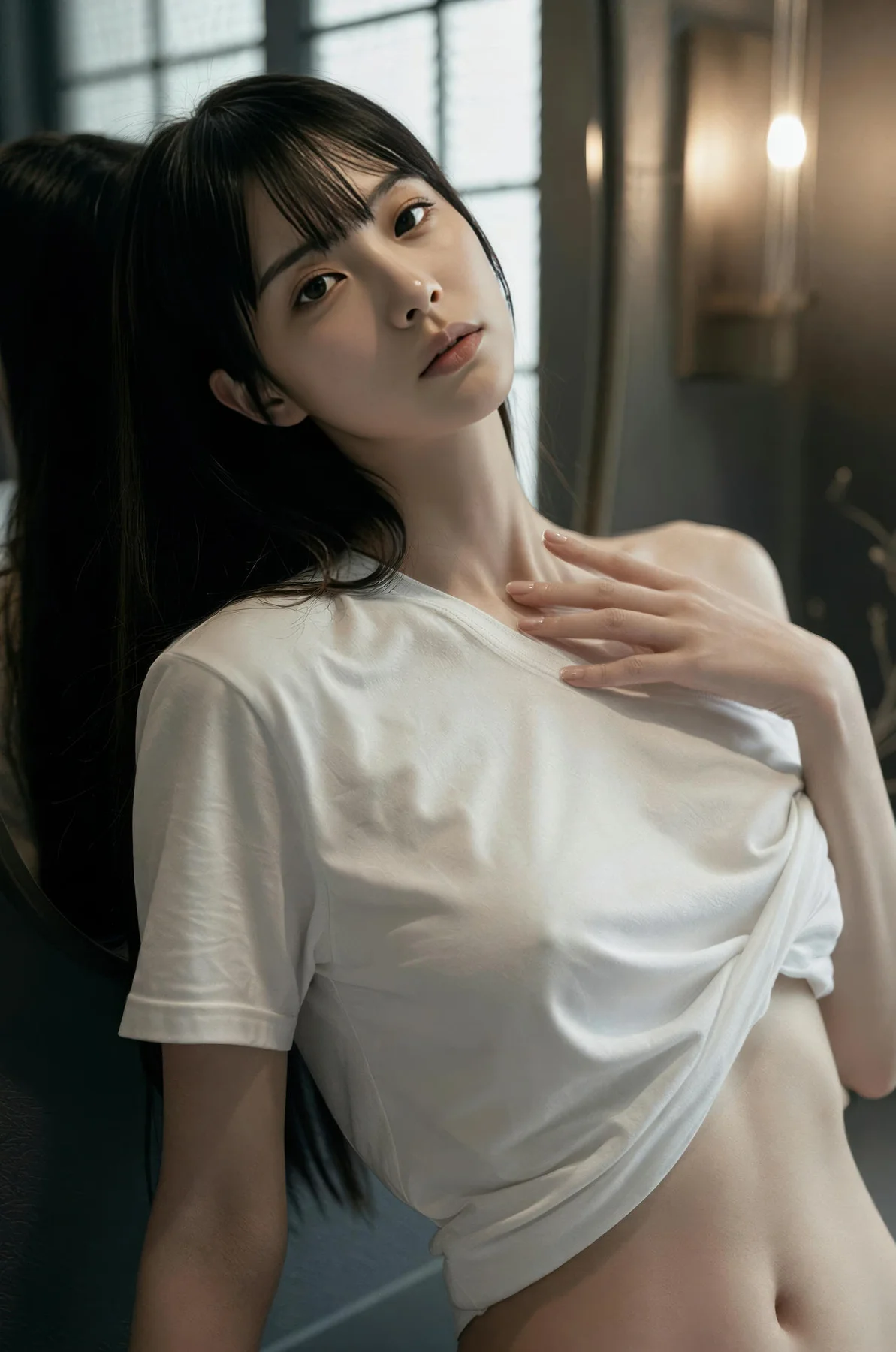 AIG  No.540 芭喜mila香肩白色t美腿 - 8