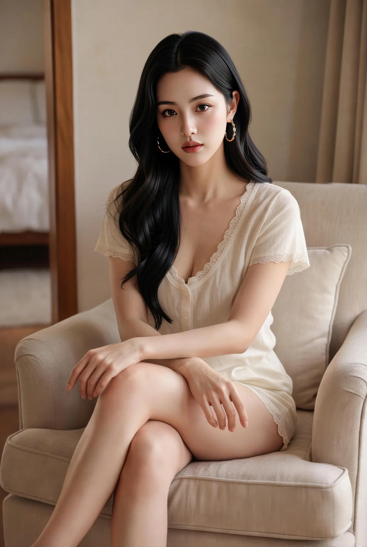 AIG  No.553 乐瑶睡衣清纯写真 - 1