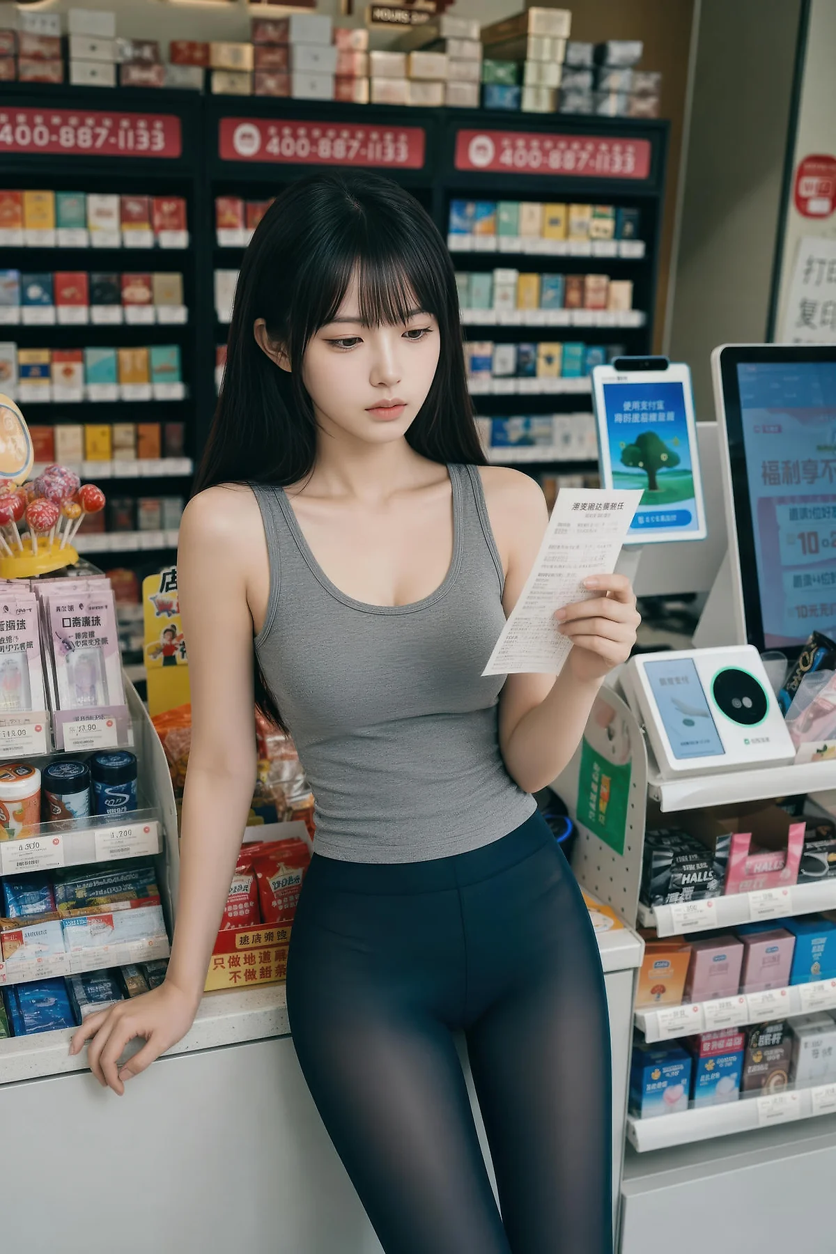 AIG  No.566 芭喜mila便利店黑丝主题写真 - 6