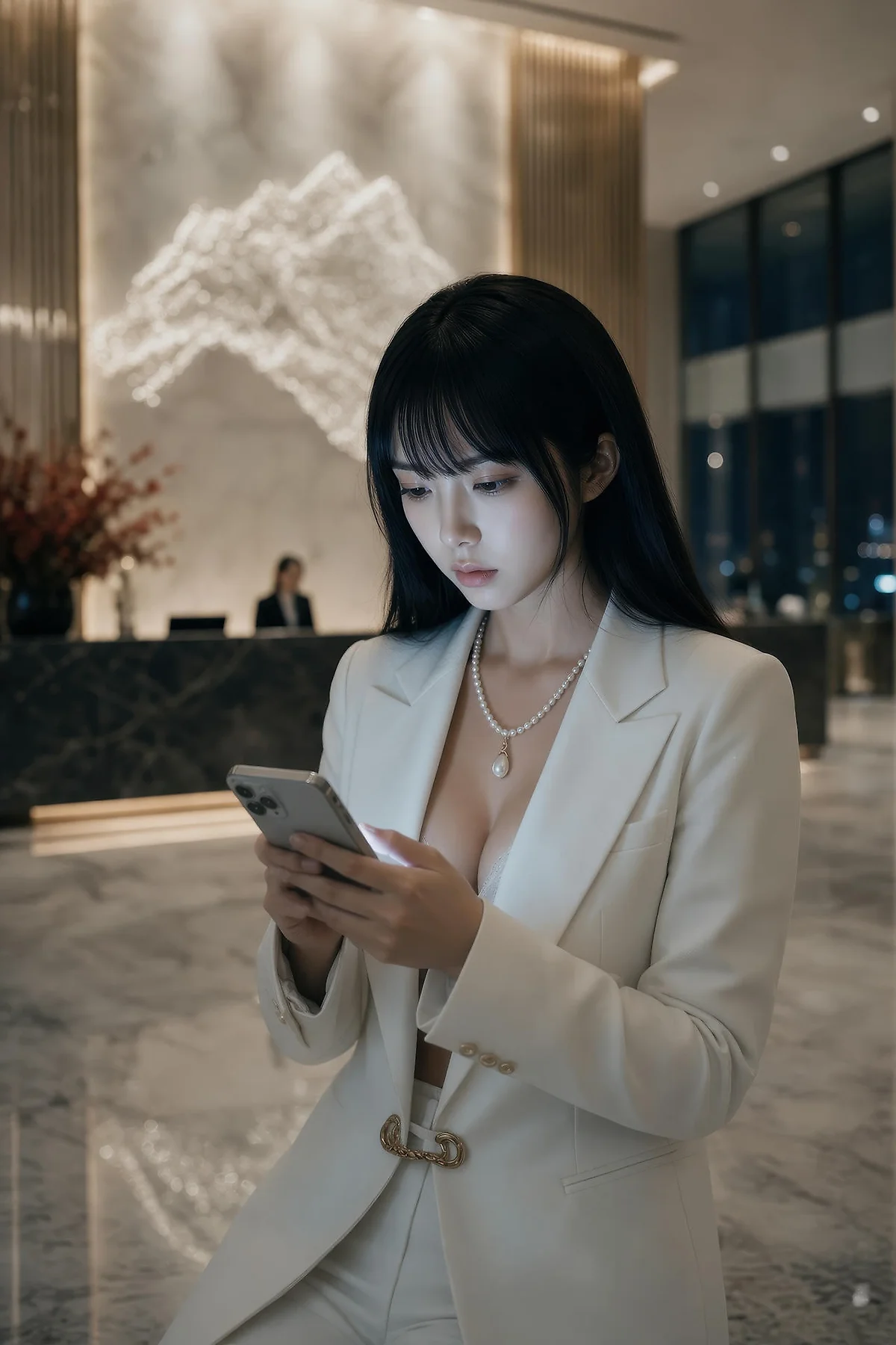 AIG  No.571 芭喜mila白色办公ol气质美女 - 2