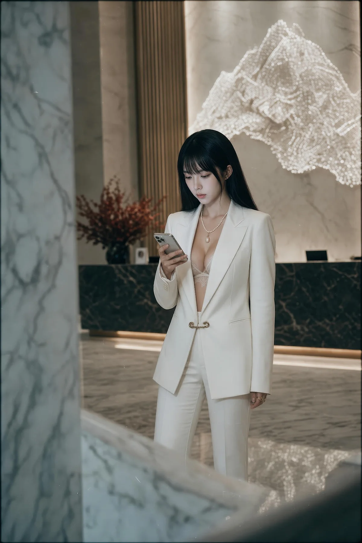 AIG  No.571 芭喜mila白色办公ol气质美女 - 3