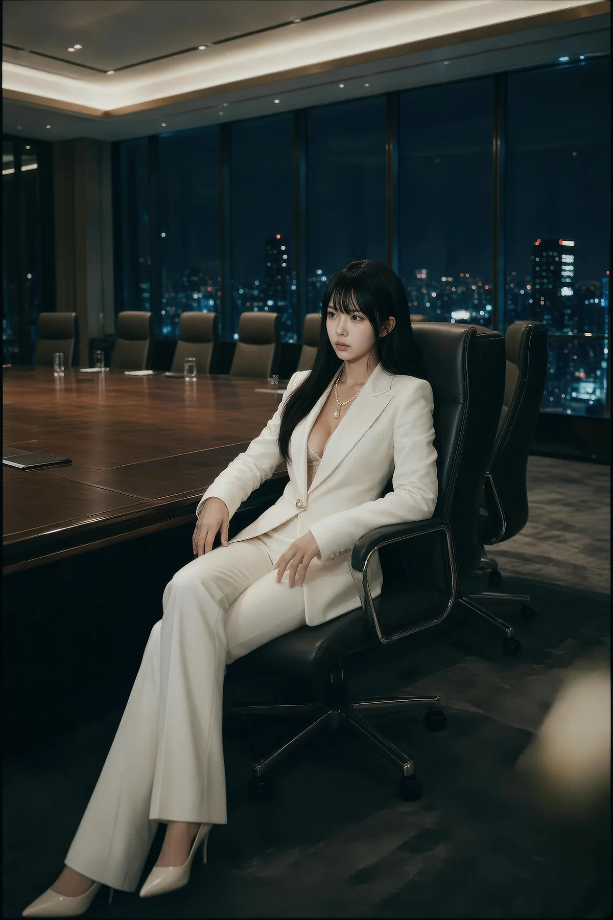 AIG  No.571 芭喜mila白色办公ol气质美女 - 1