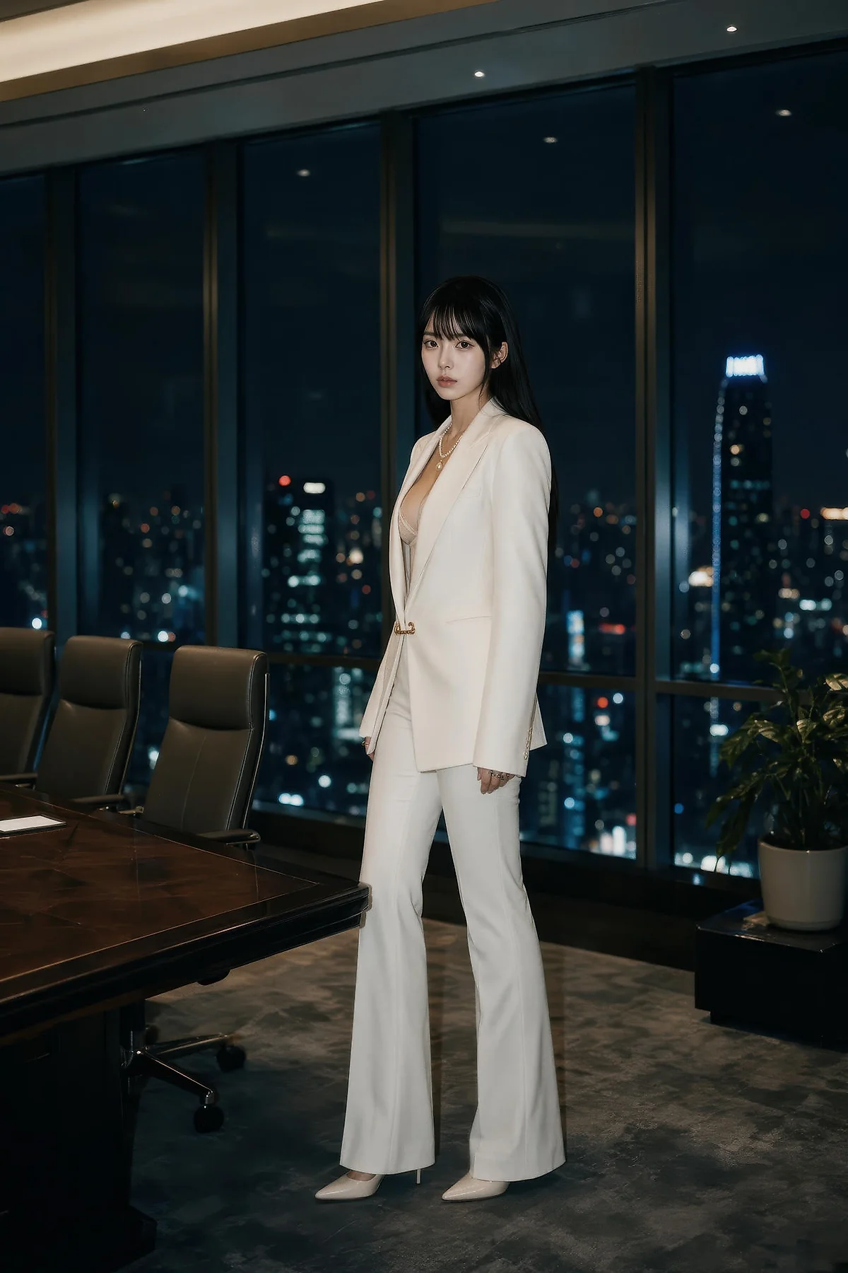 AIG  No.571 芭喜mila白色办公ol气质美女 - 5