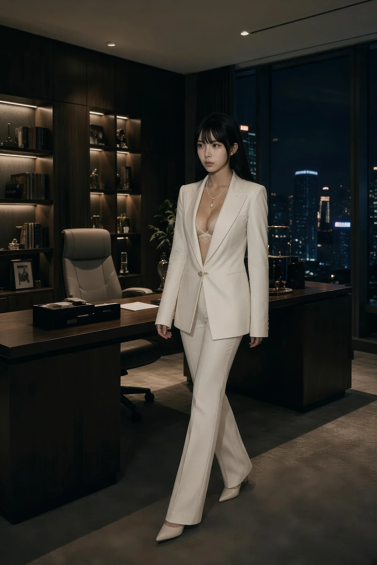 AIG  No.571 芭喜mila白色办公ol气质美女 - 6