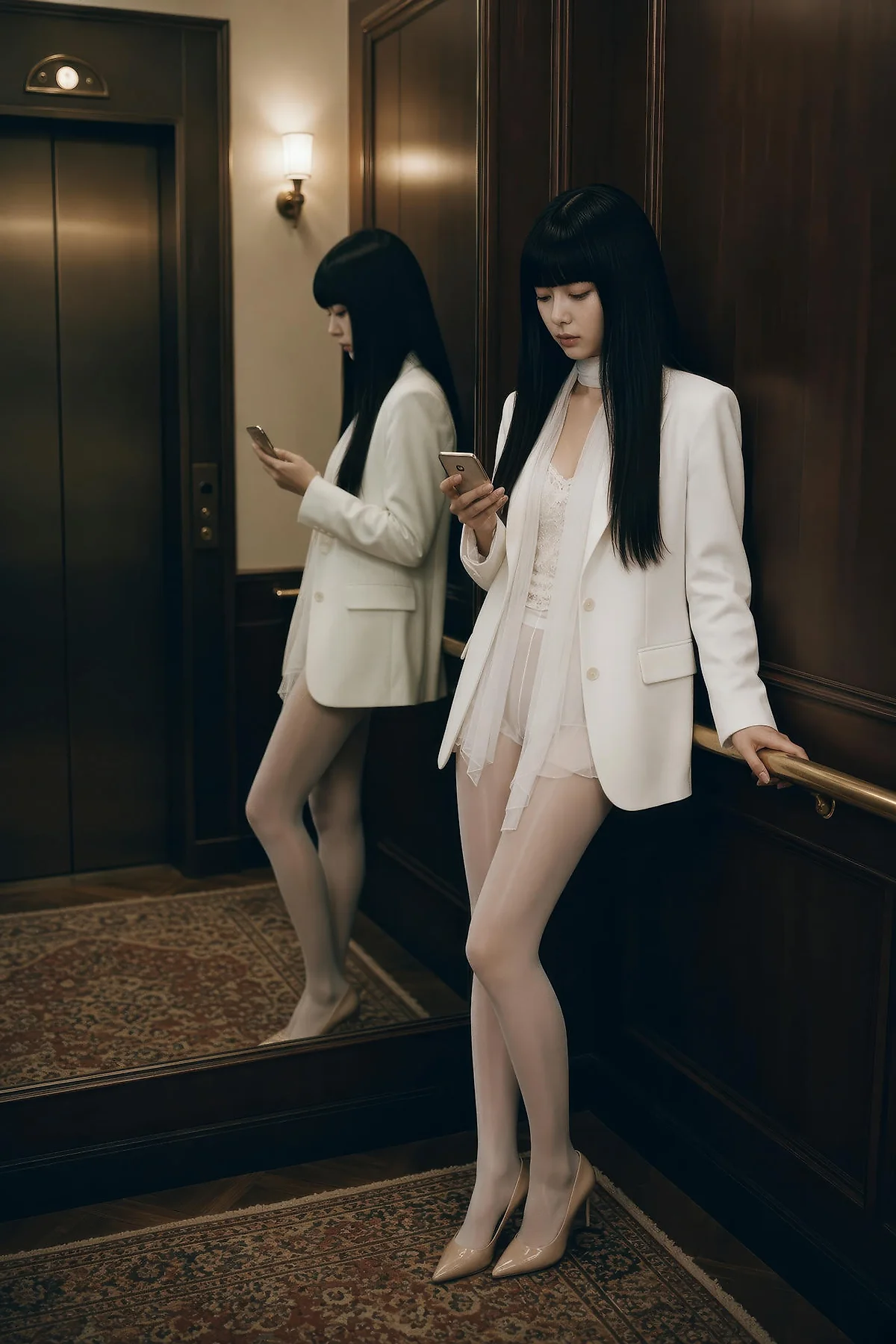 AIG  No.573 九歌lina白丝性感气质美女 - 2